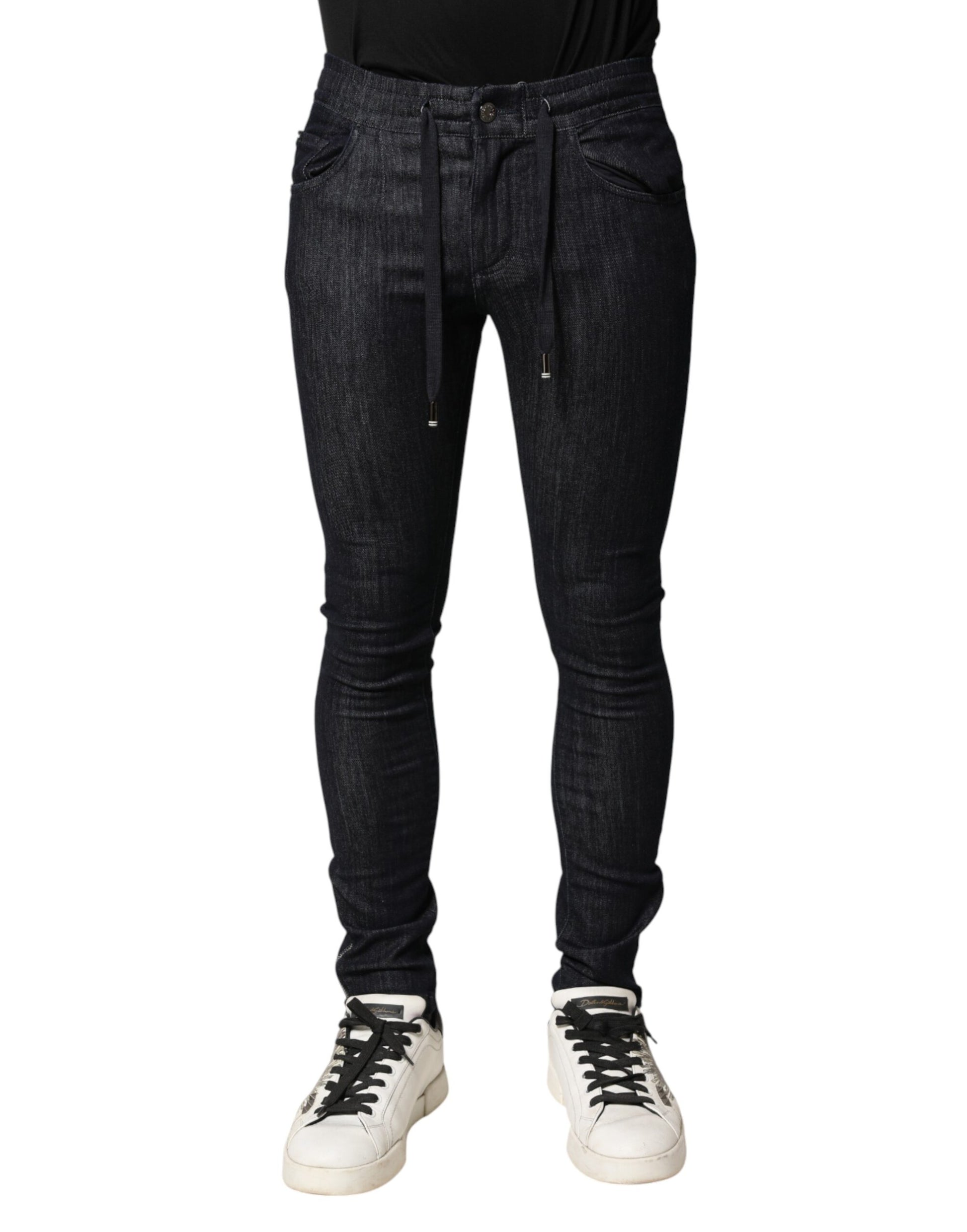 Dolce & Gabbana Black Skinny Jeans for Men