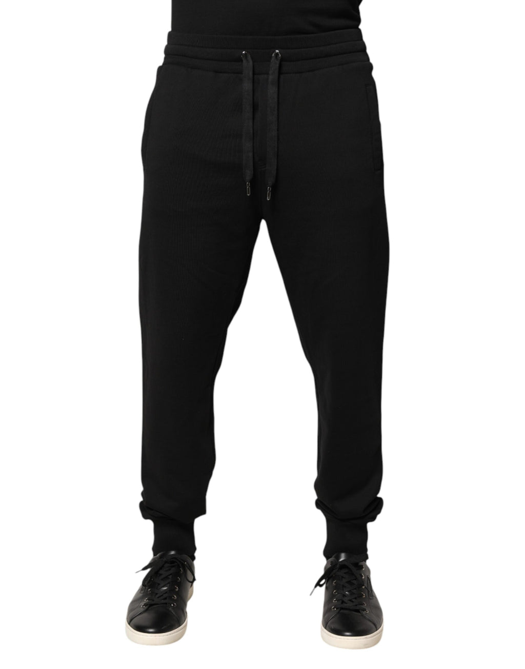 Dolce & Gabbana Black Athletic Pants for Men