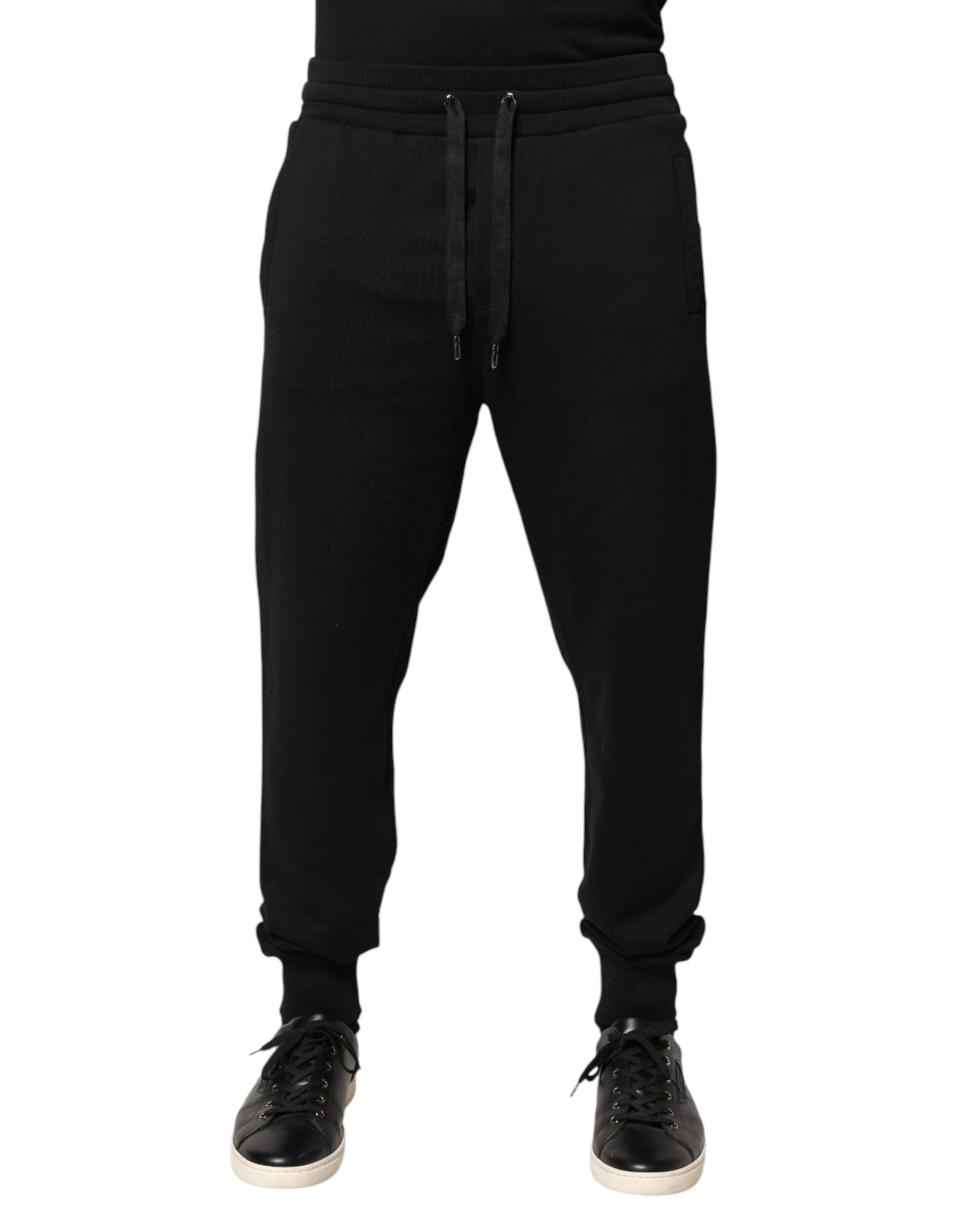Dolce & Gabbana Black Athletic Pants for Men