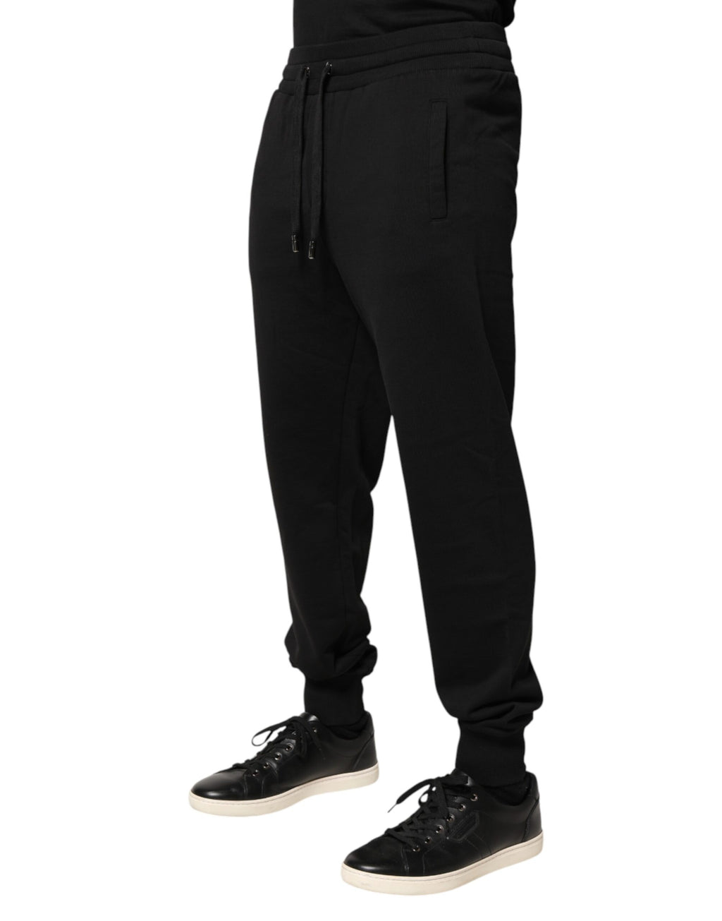 Dolce & Gabbana Black Athletic Pants for Men detail view