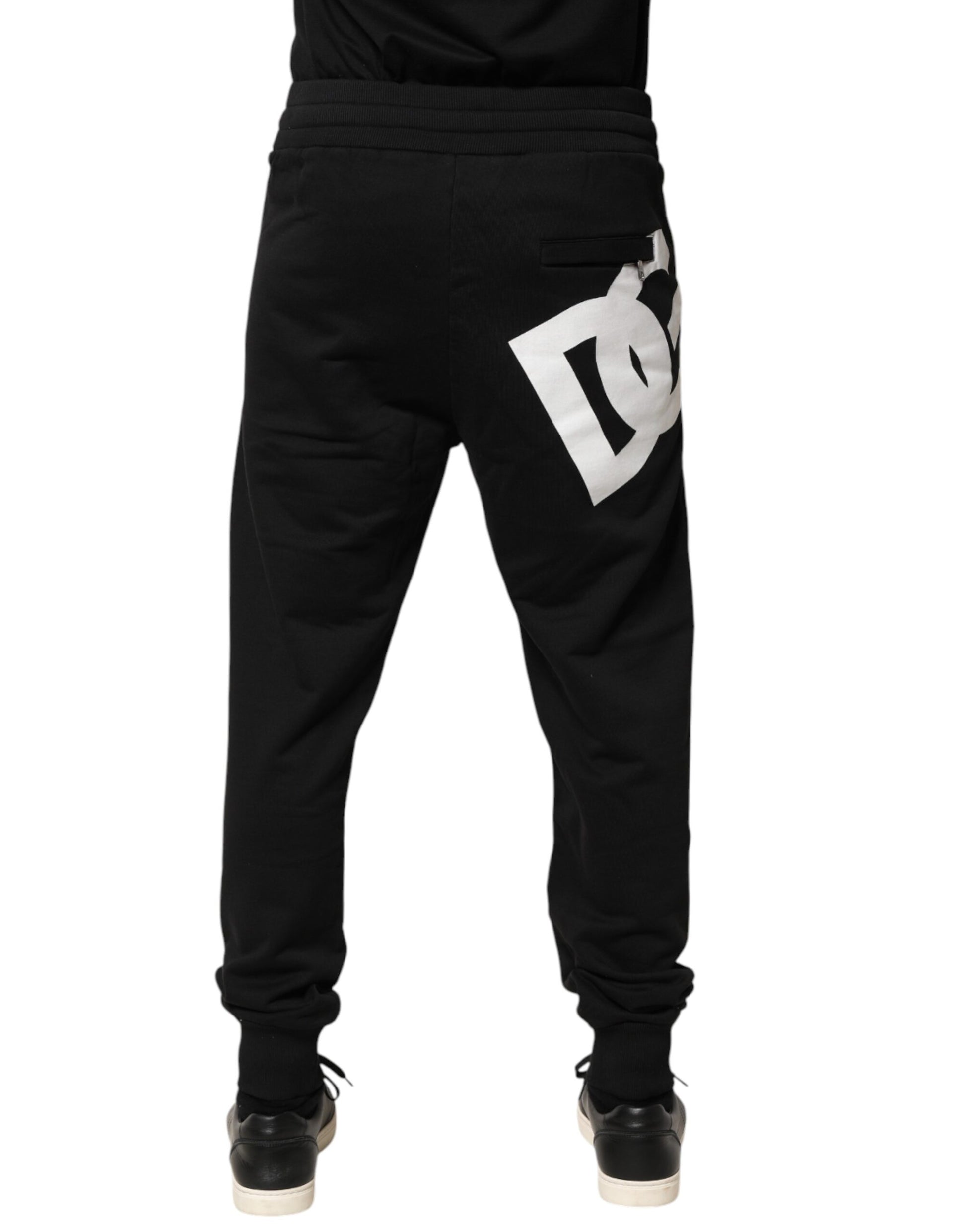 Dolce & Gabbana Black Athletic Pants for Men side view