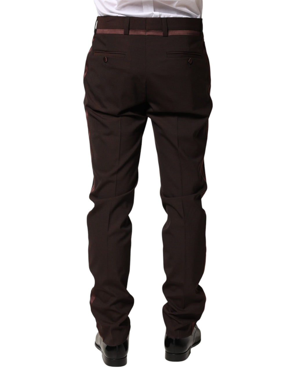 Dolce & Gabbana Brown Dress Pants for Men side view