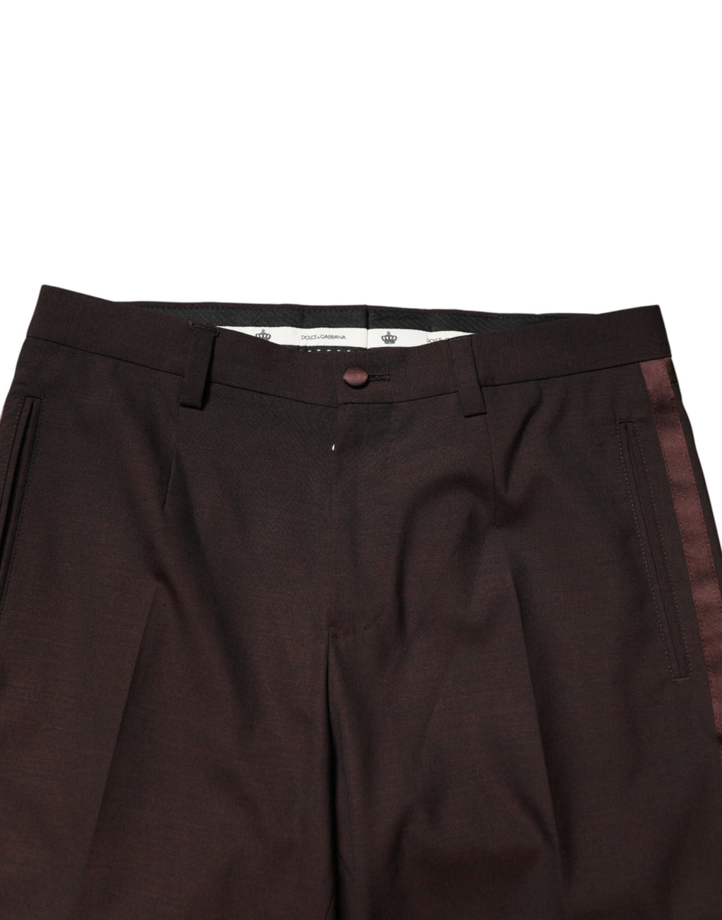 Dolce & Gabbana Brown Dress Pants for Men additional view