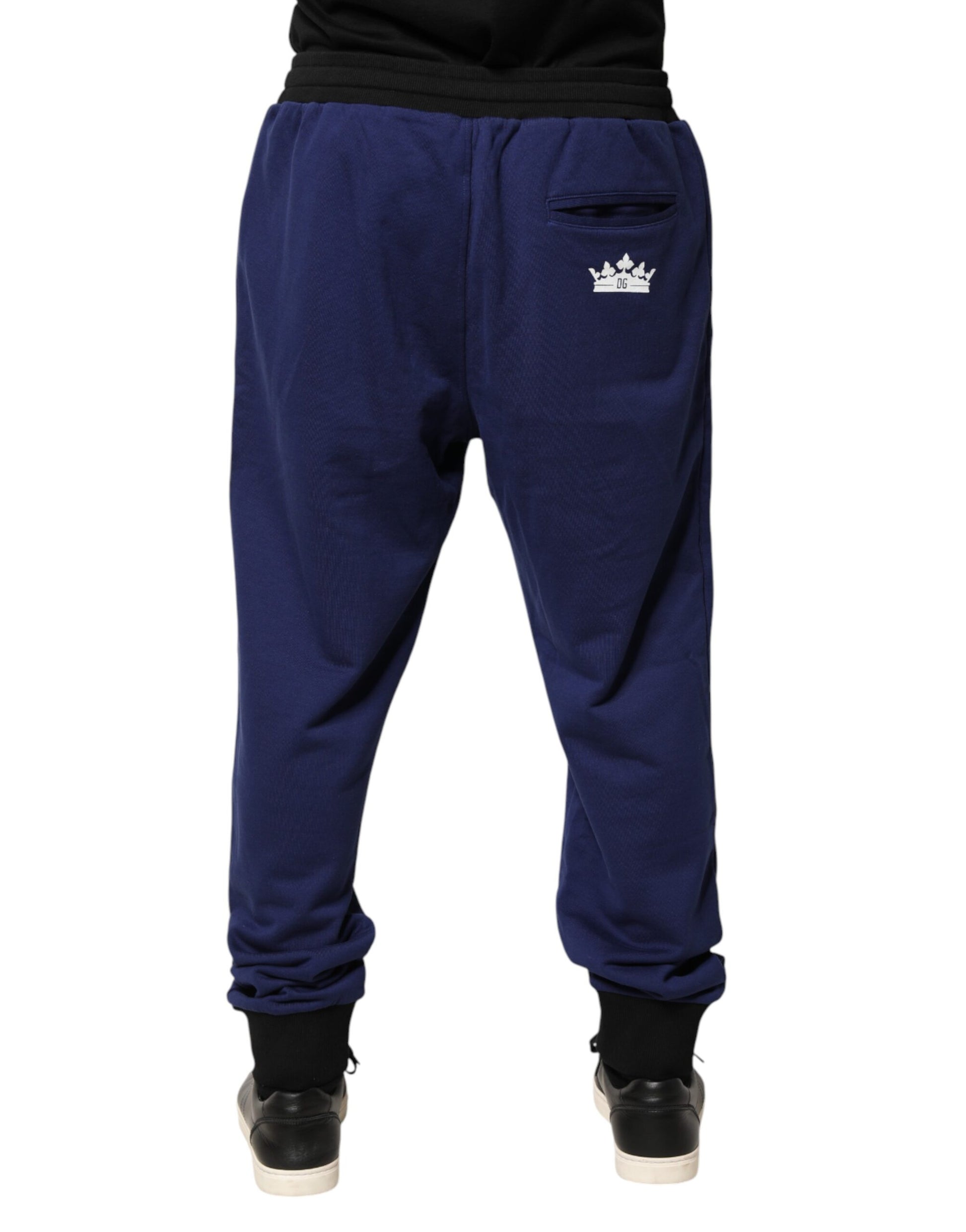 Dolce & Gabbana Blue Athletic Pants for Men side view