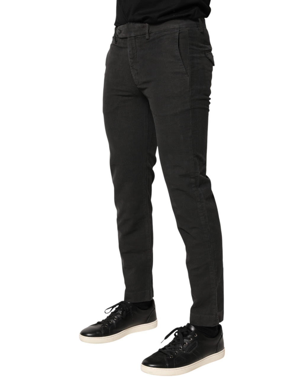 Maison Clochard Grey Skinny Jeans for Men detail view