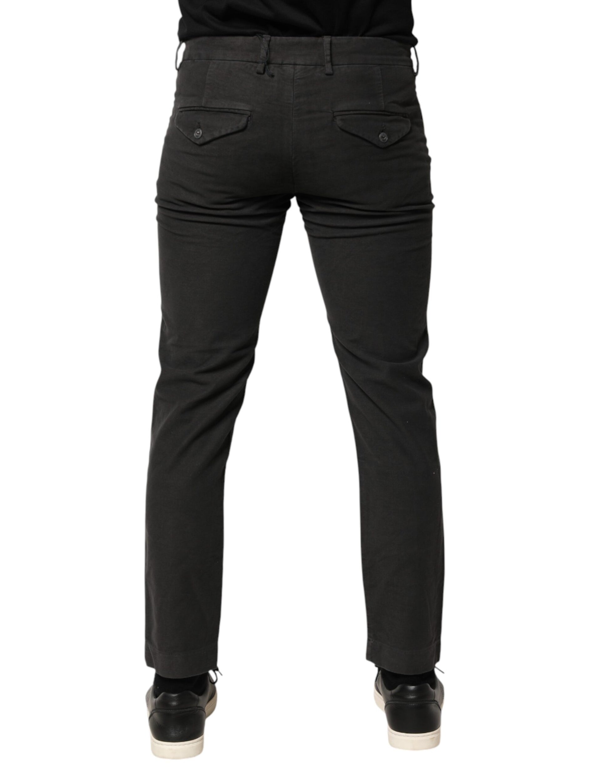 Maison Clochard Grey Skinny Jeans for Men side view