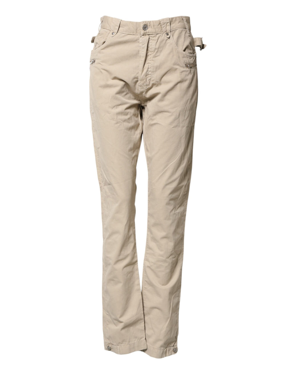 Daniele Alessandrini Beige Straight Leg Jeans for Men