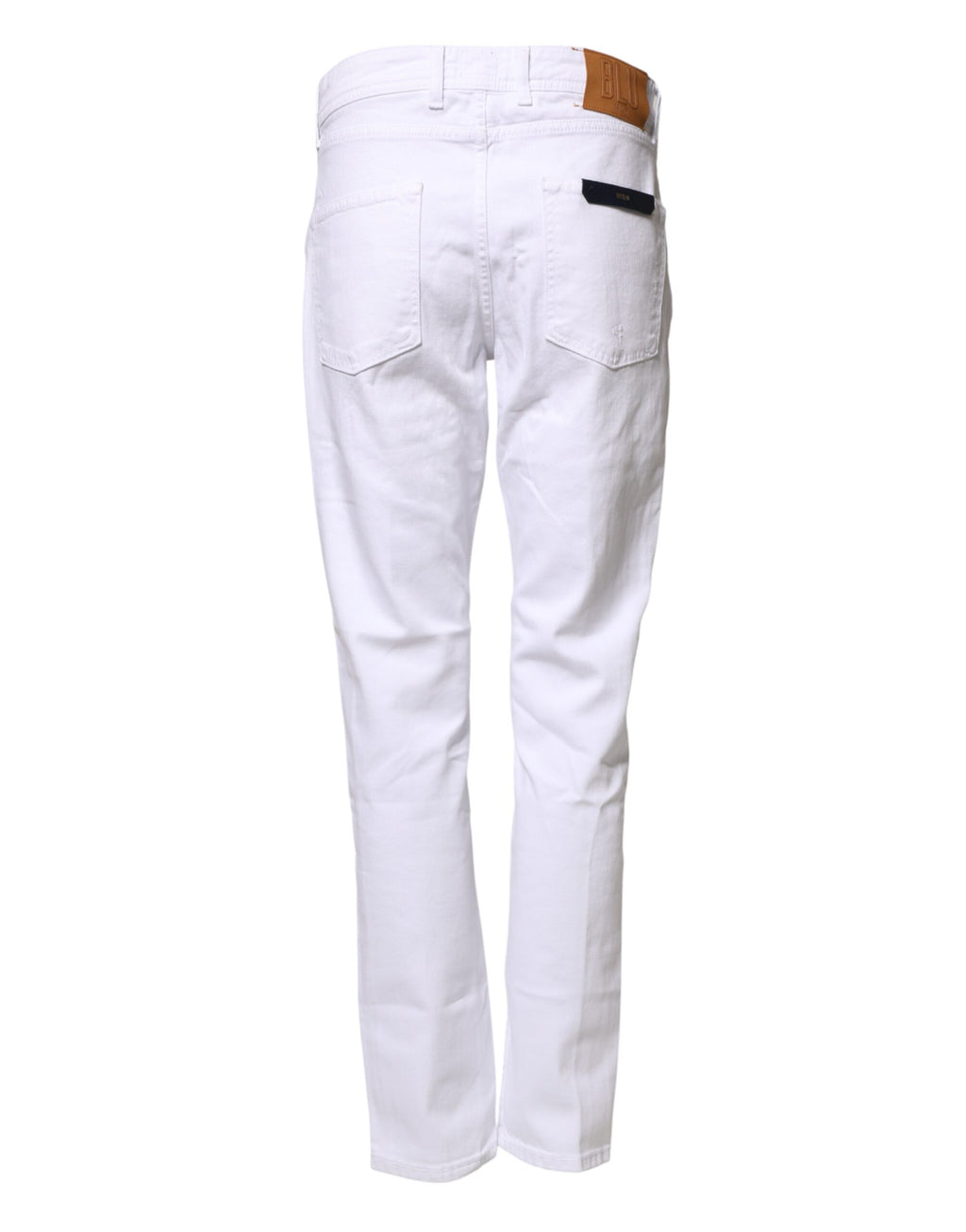 Briglia 1949 White Slim Fit Jeans for Men detail view