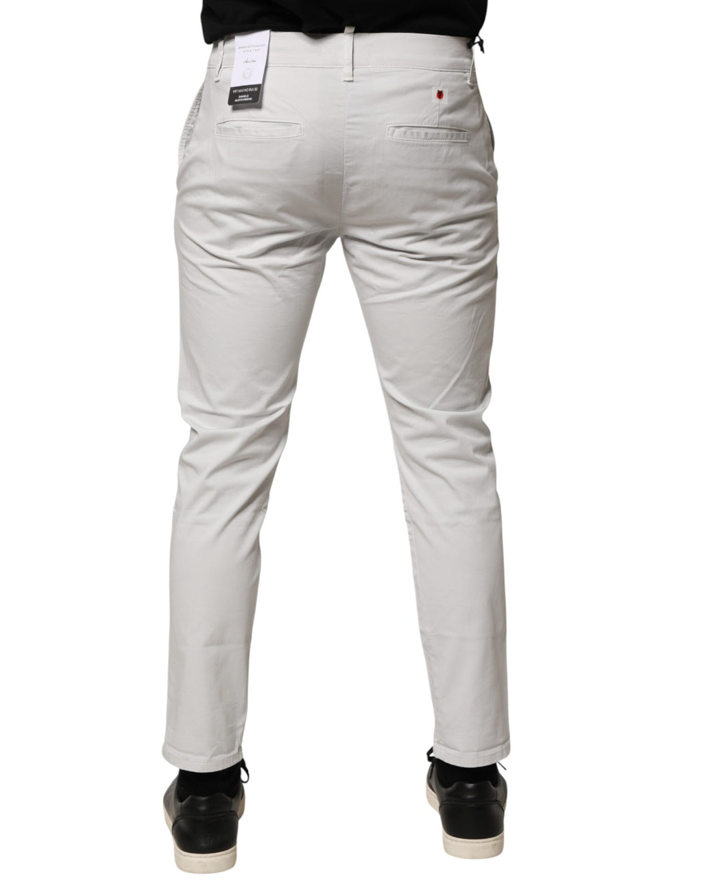 Daniele Alessandrini White Skinny Jeans for Men side view