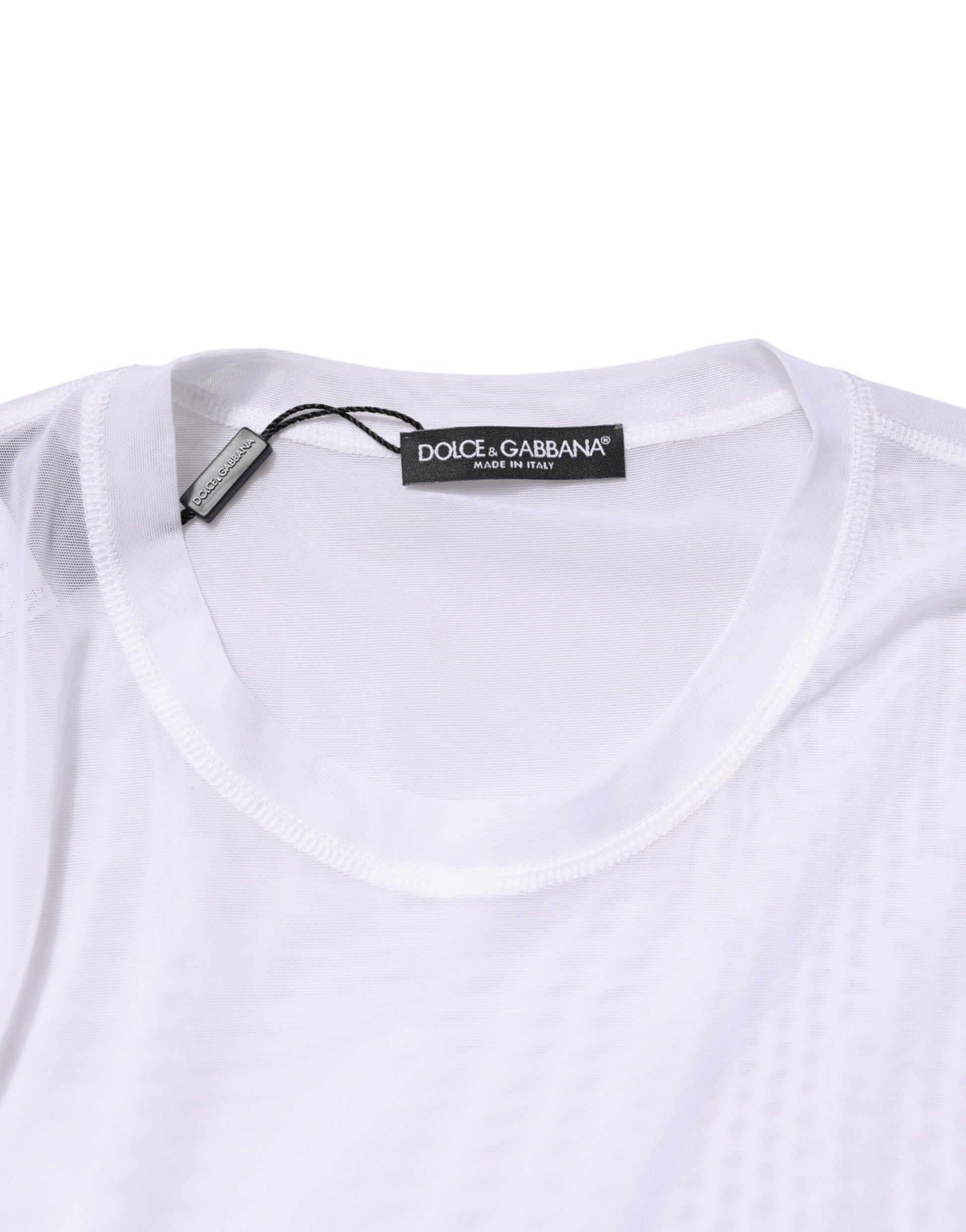 Dolce & Gabbana White Long Sleeve T-Shirt for Men additional view