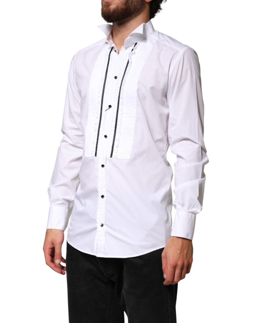 Dolce & Gabbana White Dress Shirt for Men detail view