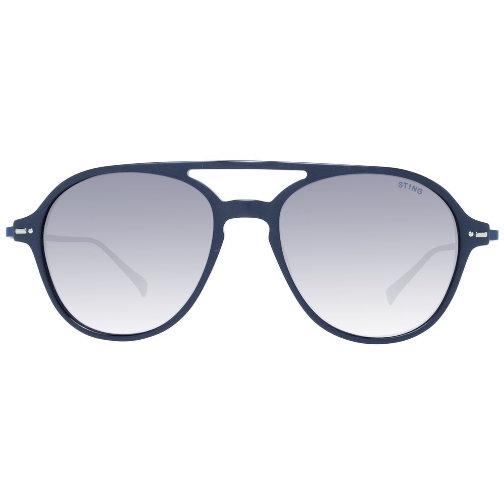 Lunettes de soleil Sting en métal bleu