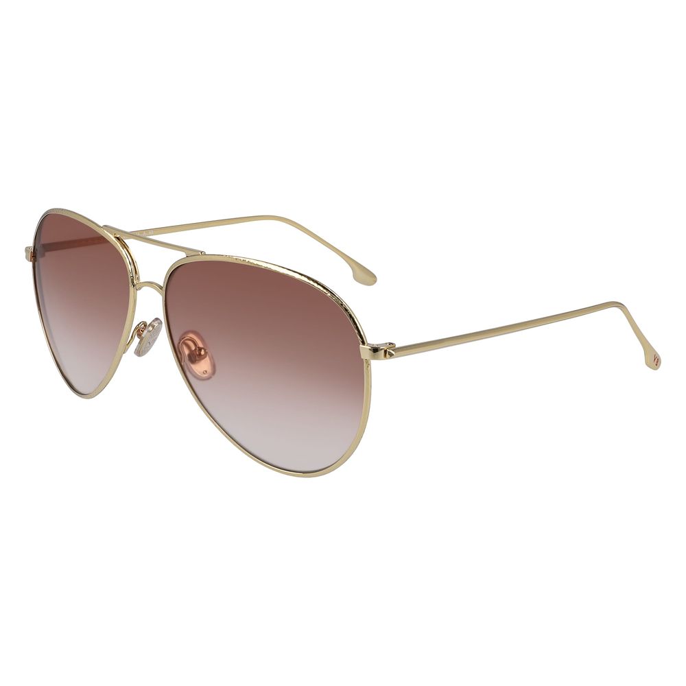Victoria Beckham Gold Sunglasses for Women