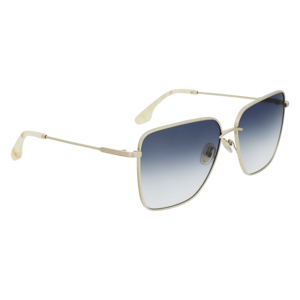 Victoria Beckham Gold Sunglasses for Women detail view