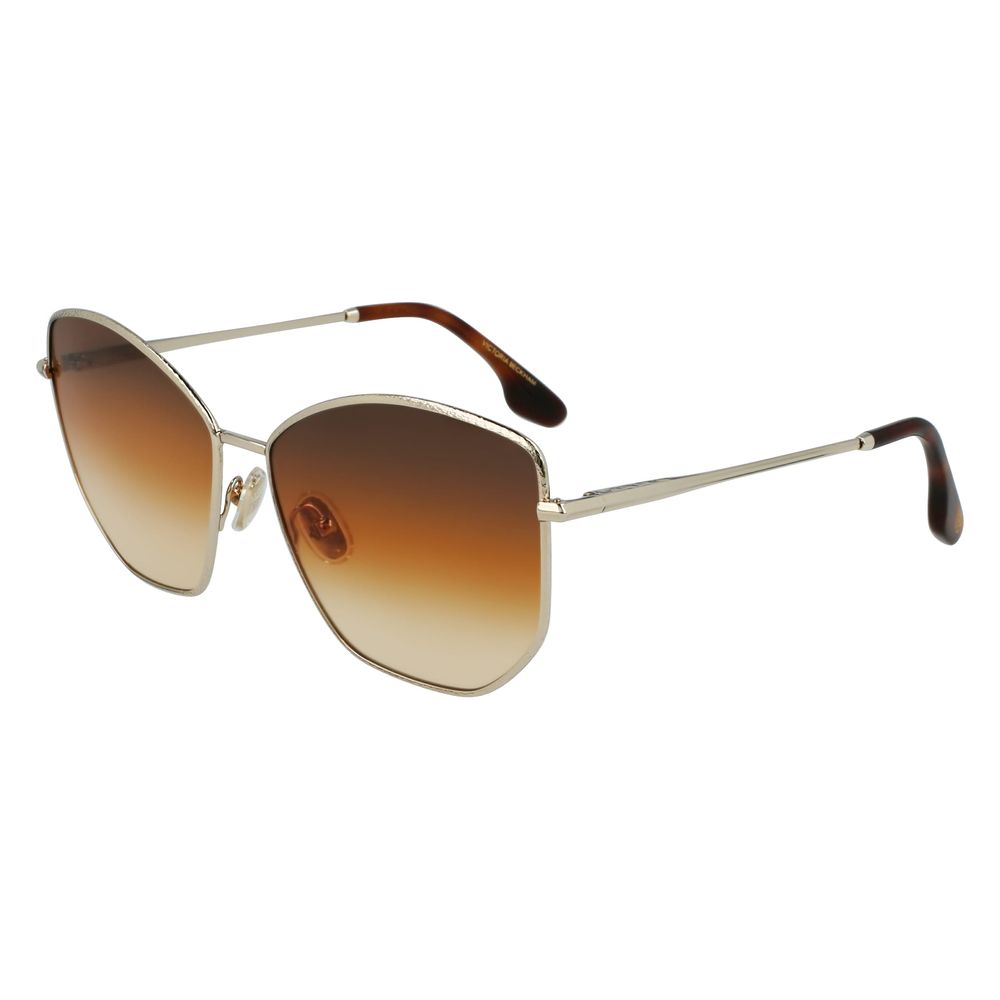 Victoria Beckham Gold Sunglasses for Women