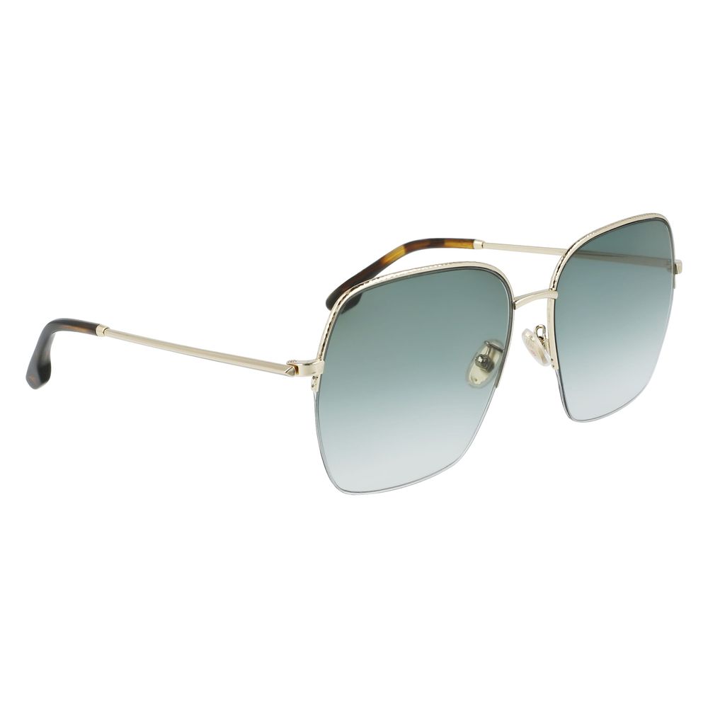 Victoria Beckham Gold Sunglasses for Women detail view