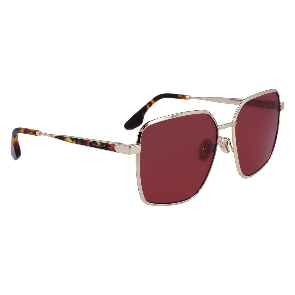 Victoria Beckham Gold Sunglasses for Women detail view