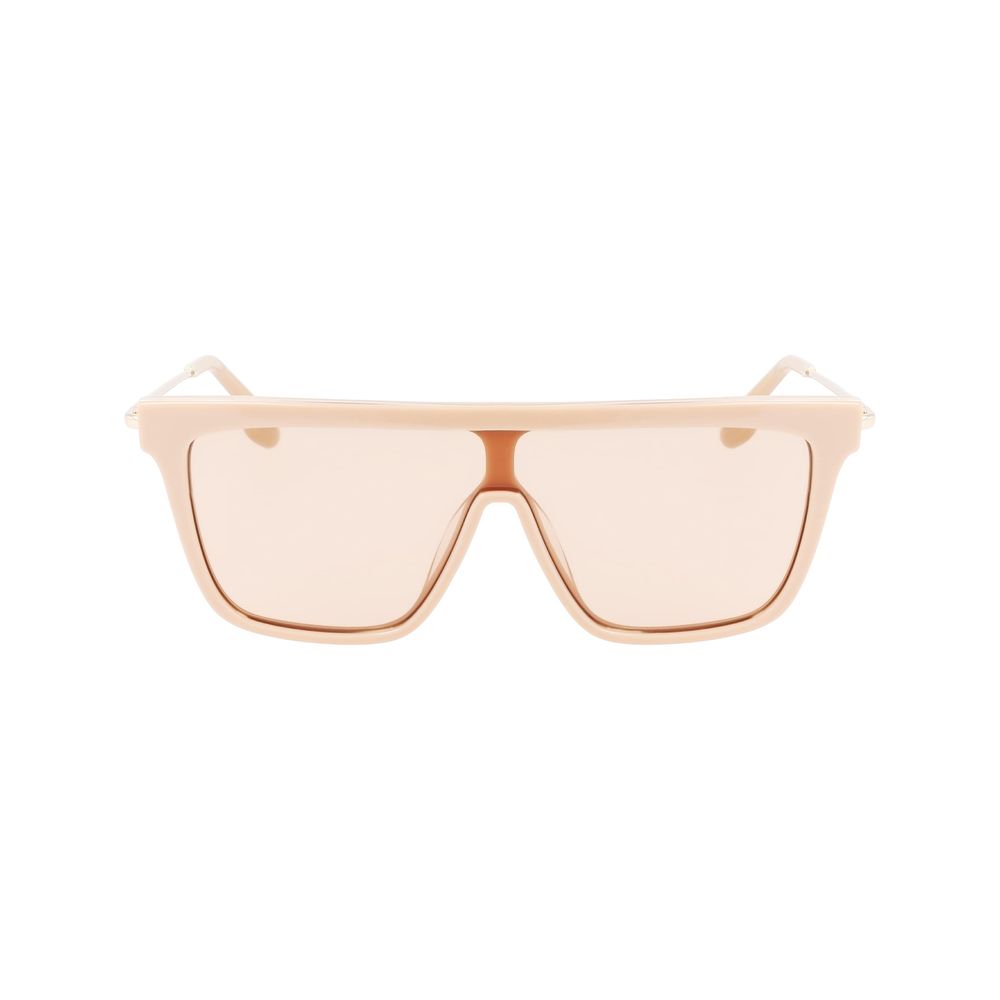 Lunettes de soleil Victoria Beckham en acétate beige