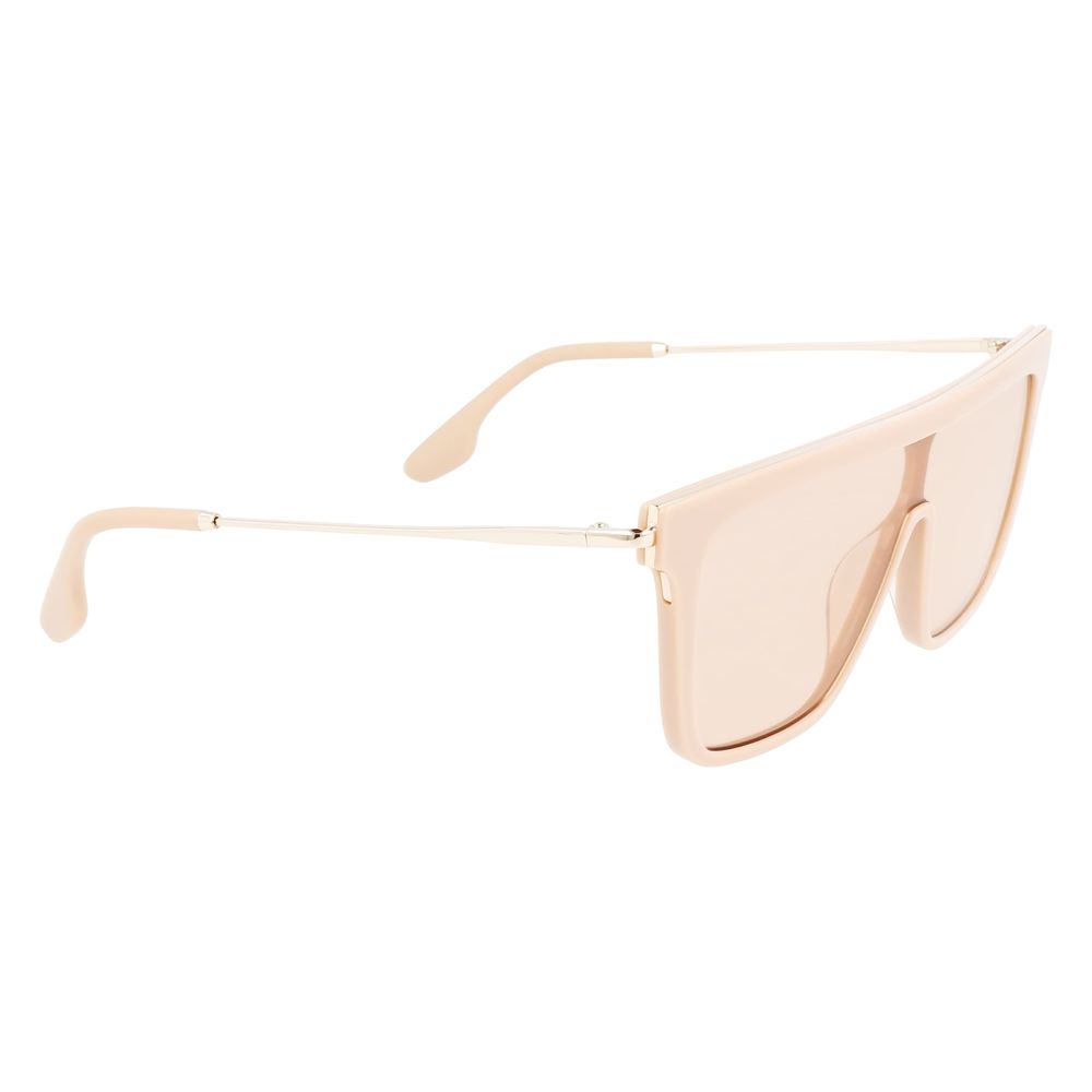 Lunettes de soleil Victoria Beckham en acétate beige