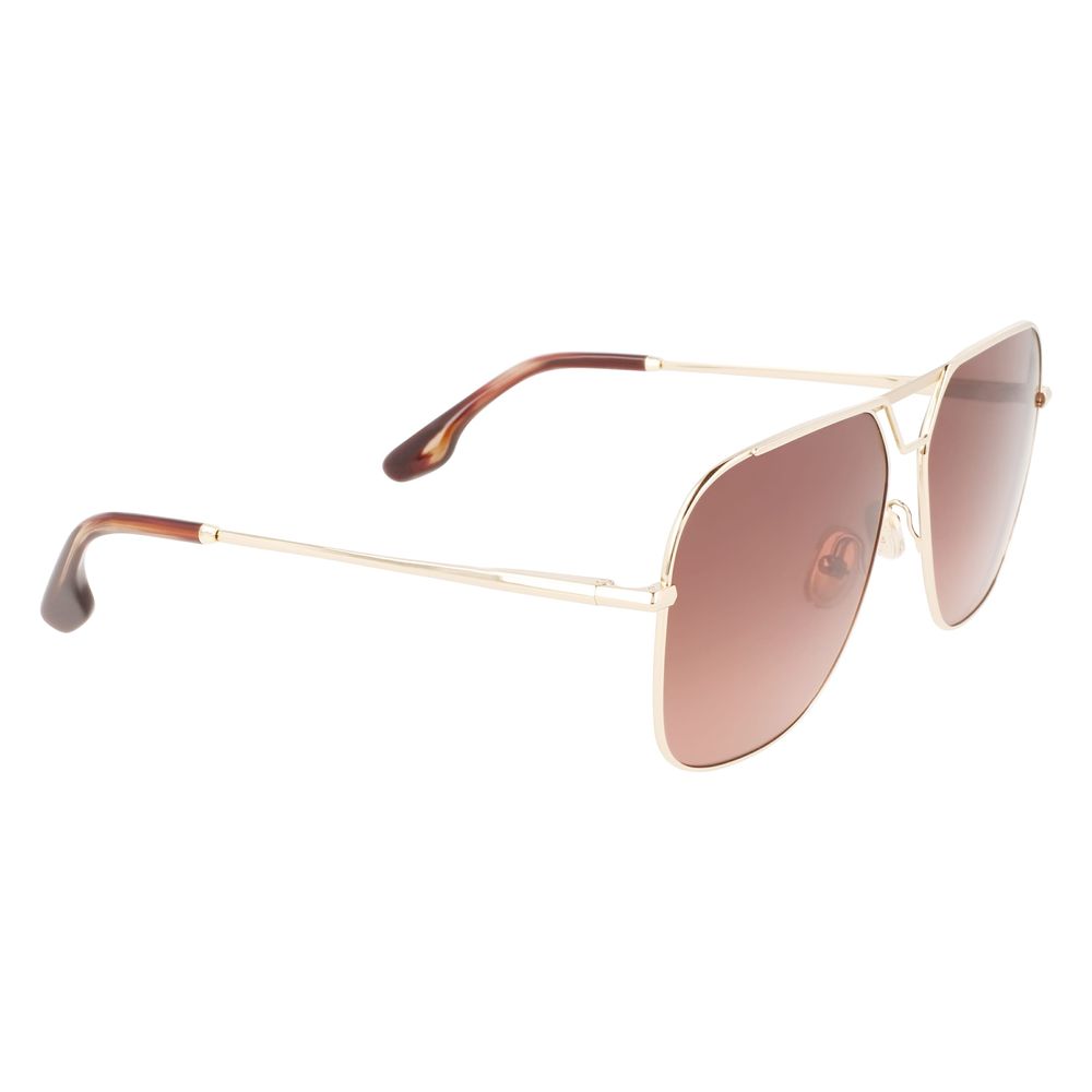 Victoria Beckham Gold Sunglasses for Women detail view