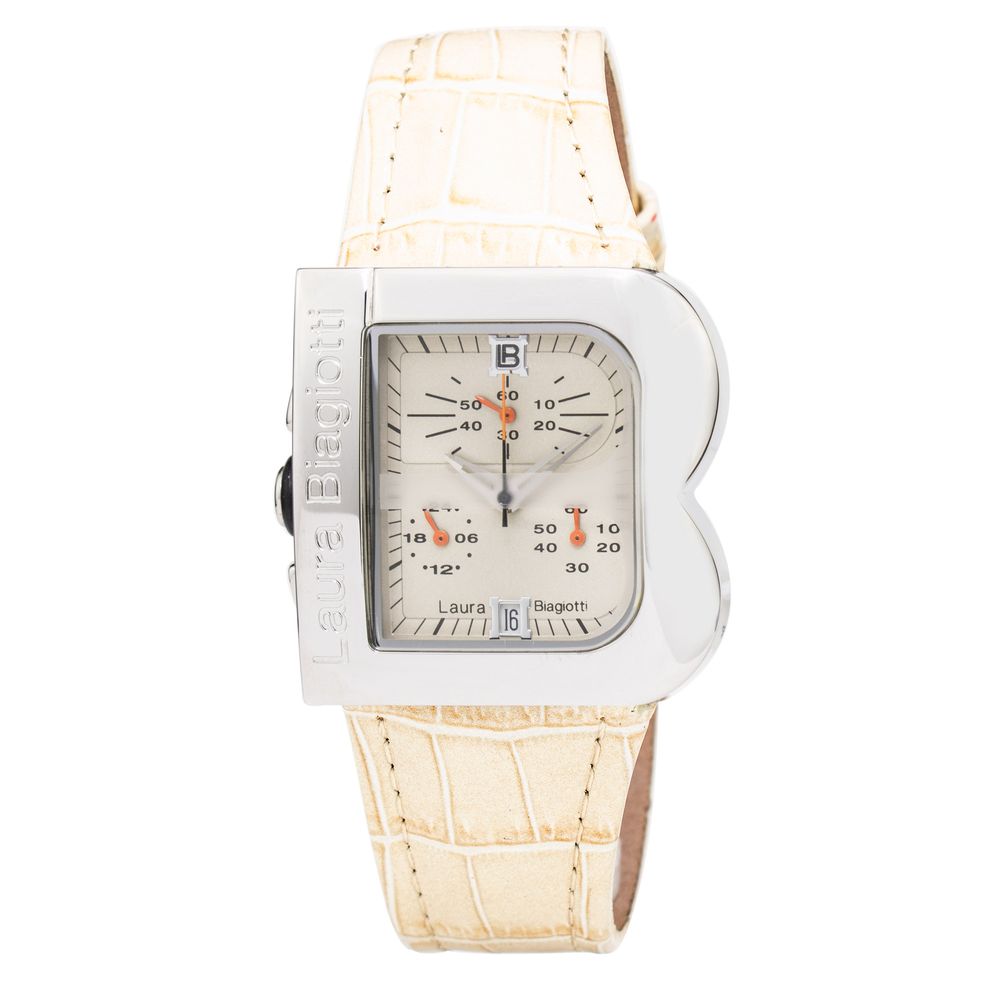 Laura Biagiotti Beige Dress Watch