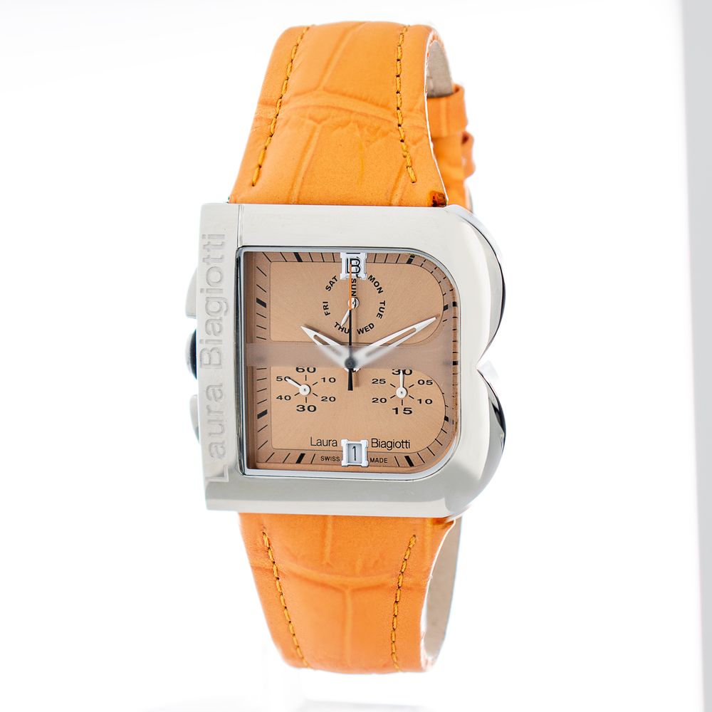 Laura Biagiotti Orange Dress Watches for Women