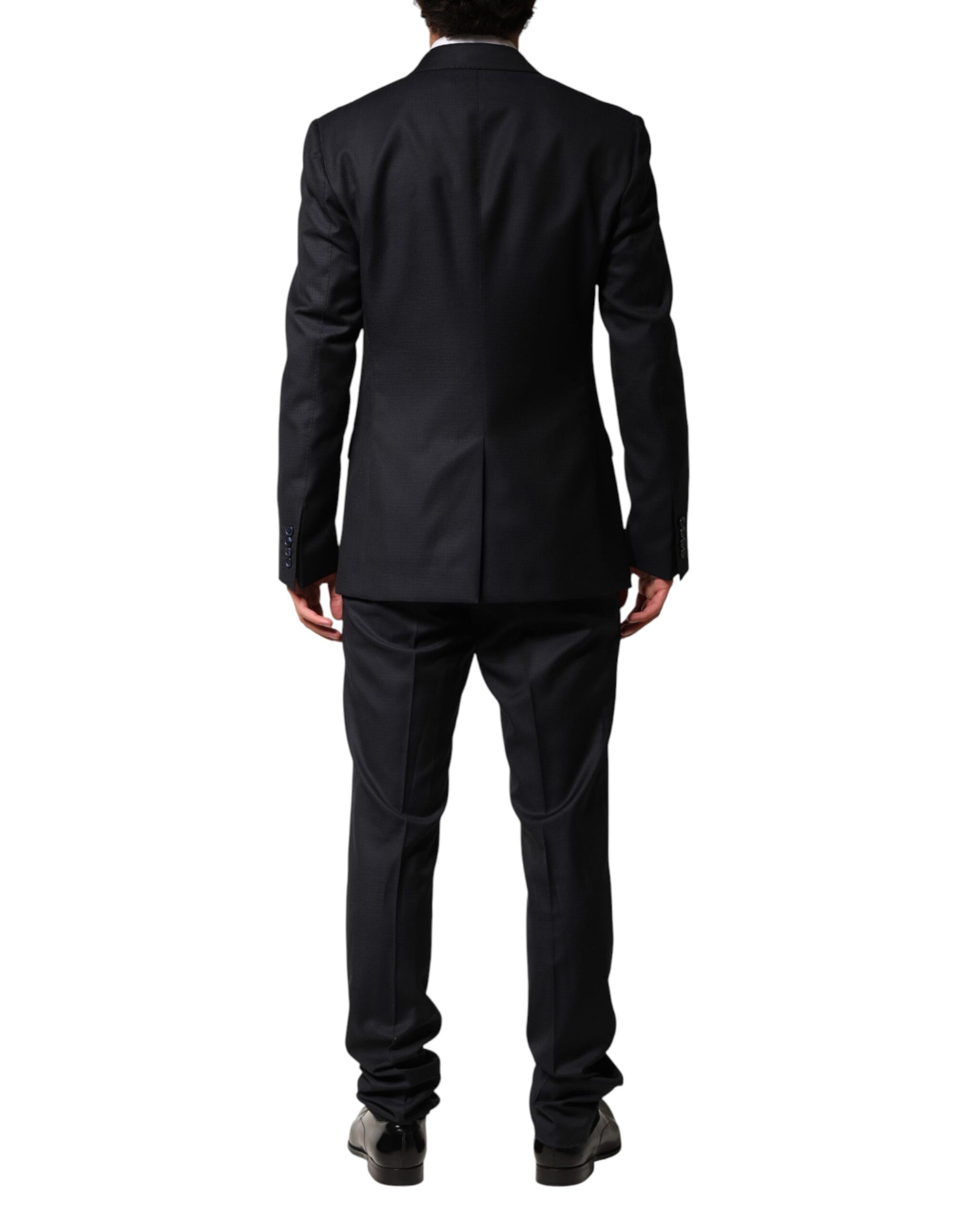 Dolce & Gabbana Black Two Piece Suits for Men side view