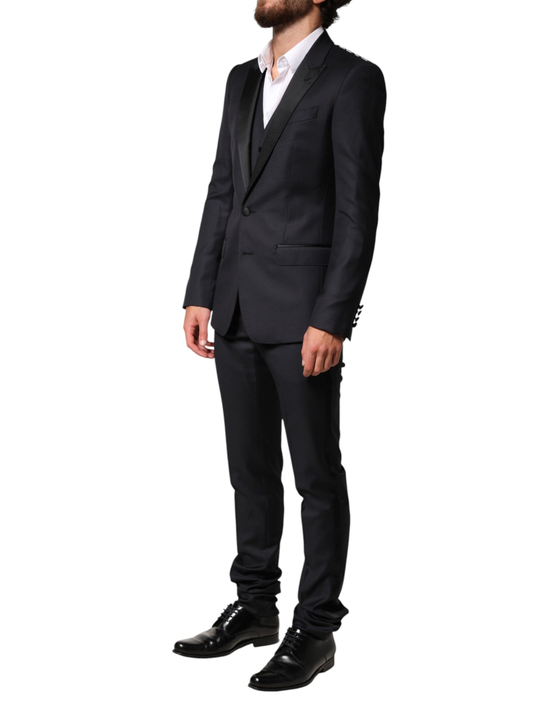 Dolce & Gabbana Black Three Piece Suits for Men additional view