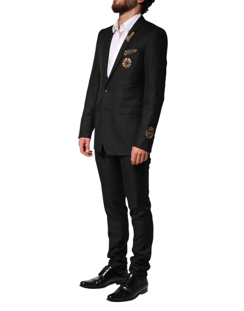 Dolce & Gabbana Black Two Piece Suits for Men detail view