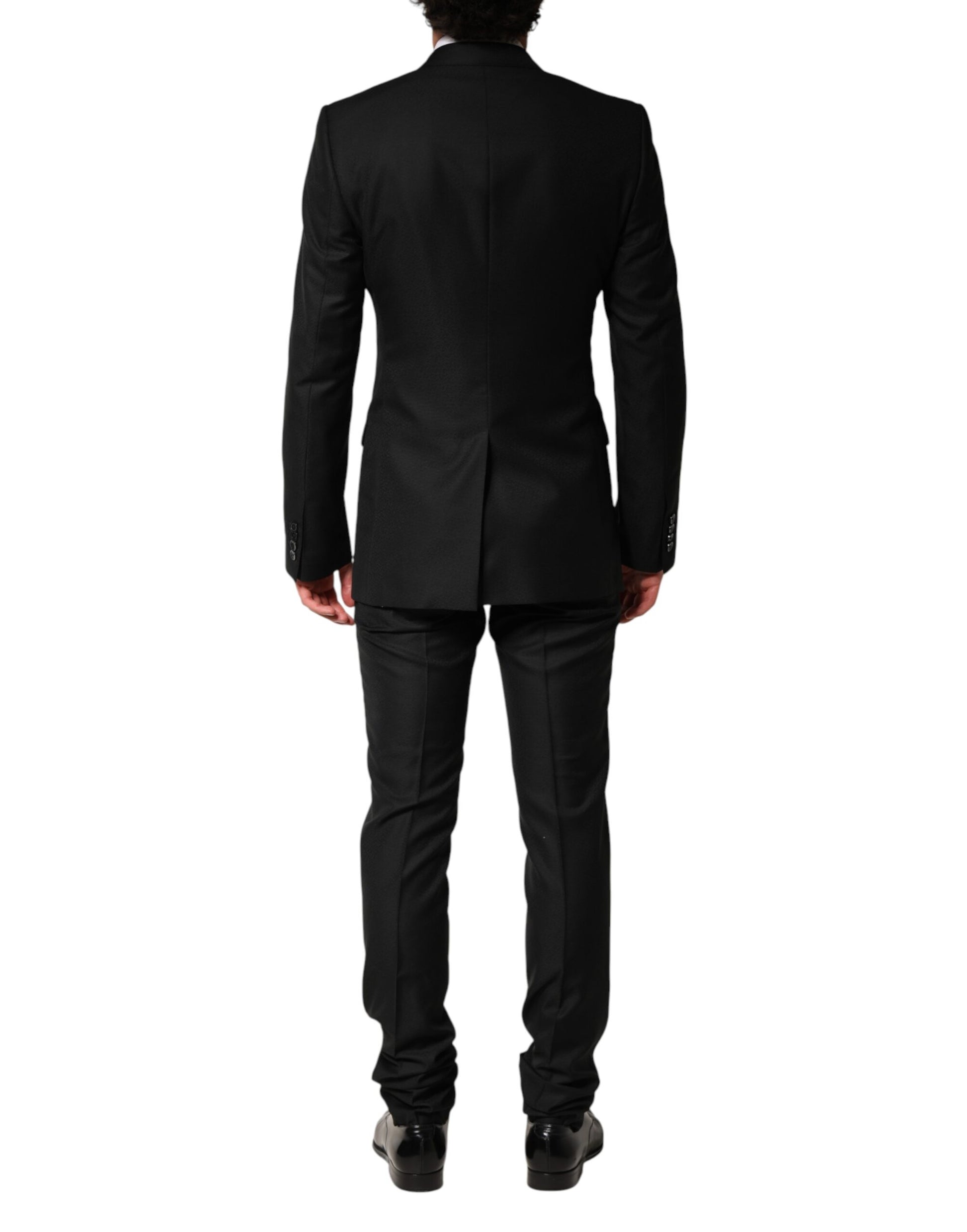 Dolce & Gabbana Black Two Piece Suits for Men side view