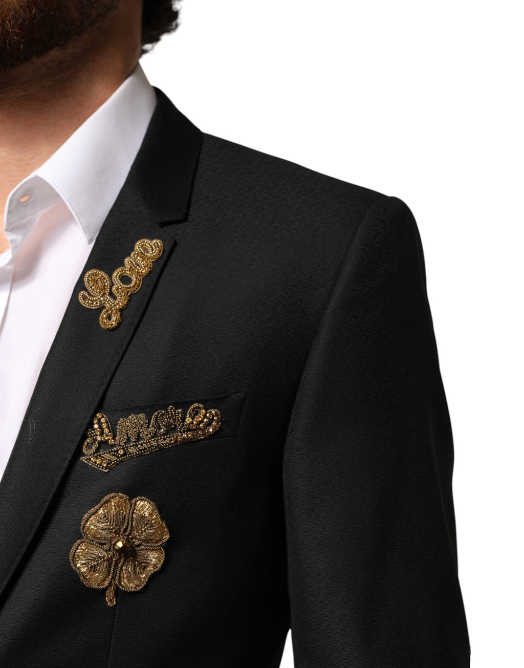 Dolce & Gabbana Black Two Piece Suits for Men additional view