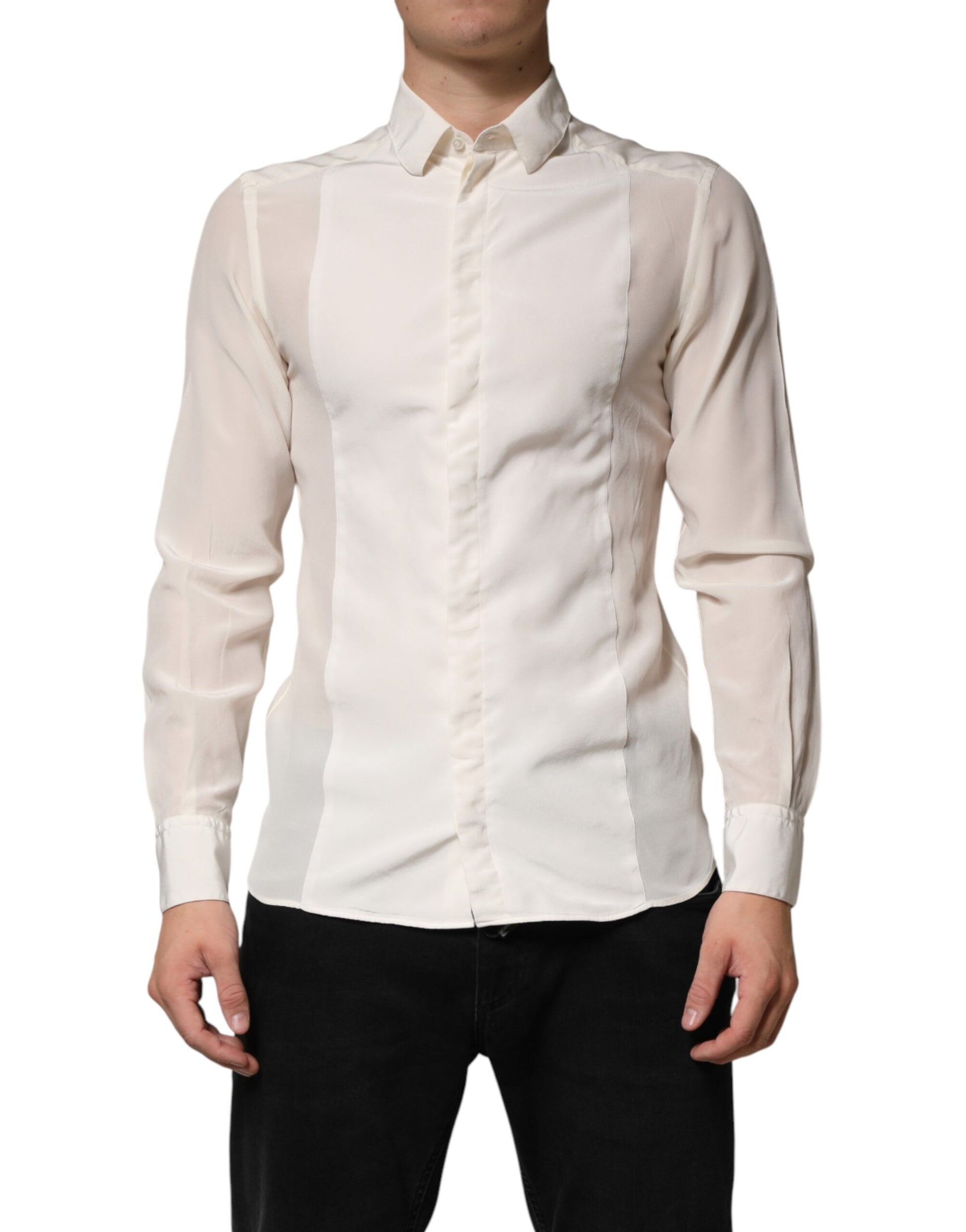 Dolce & Gabbana White Dress Shirt for Men