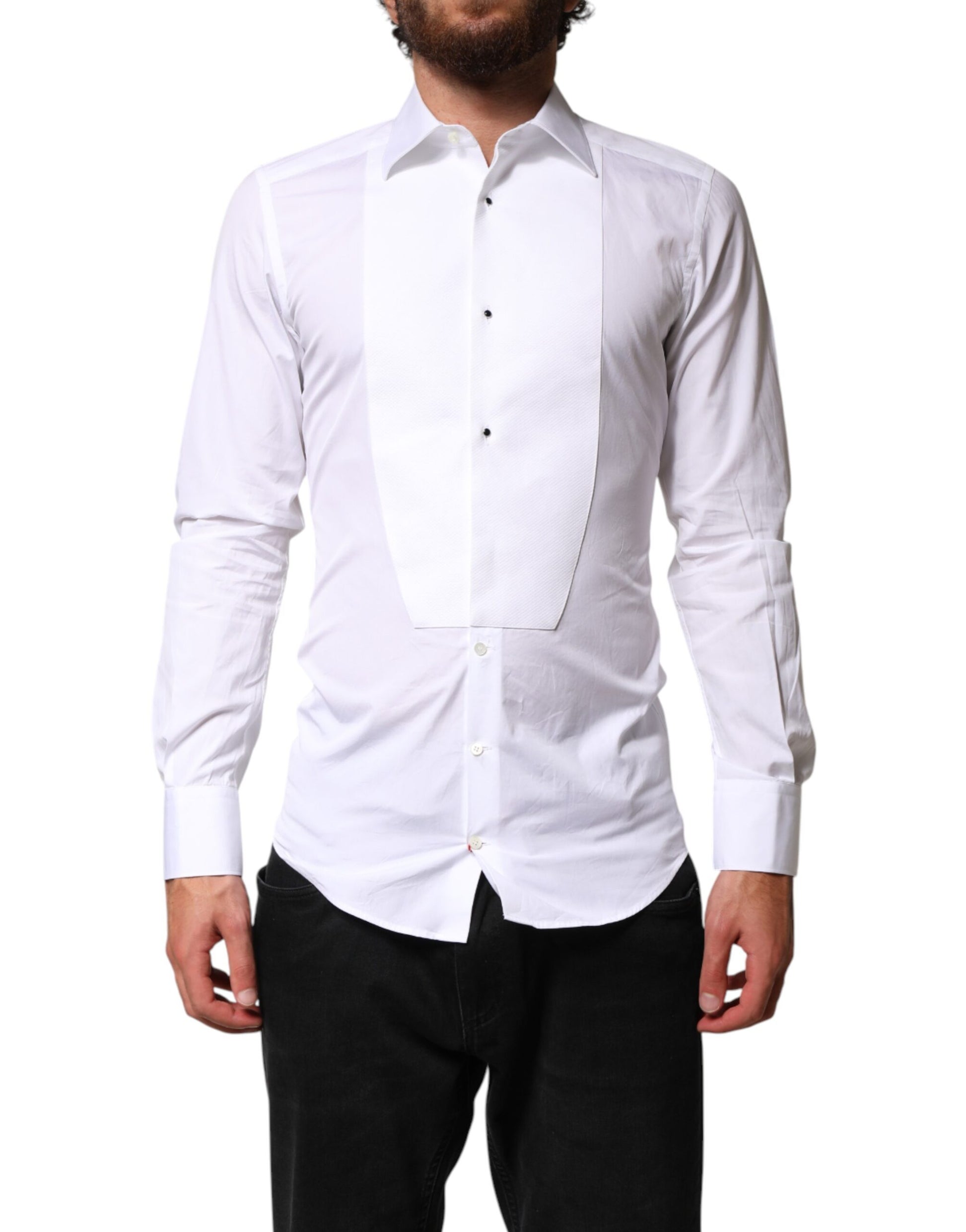 Dolce & Gabbana White Dress Shirt for Men