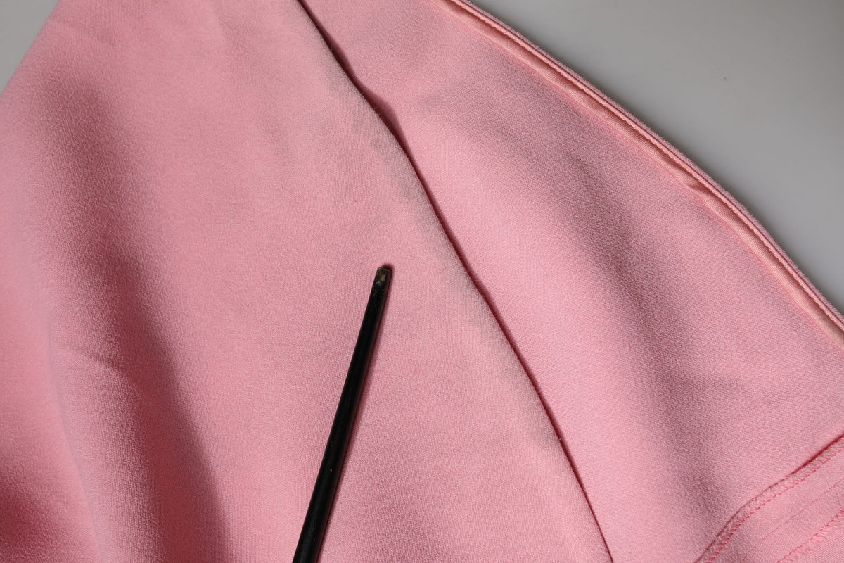 Dolce & Gabbana Rosa Kristall-Etui-Meerjungfrauen-Abendkleid