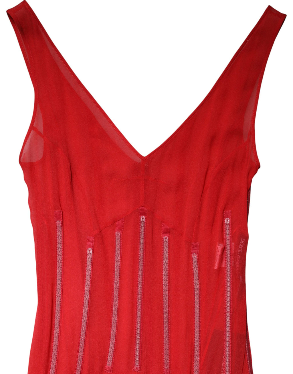 Dolce & Gabbana Red Midi Dress for Women additional view