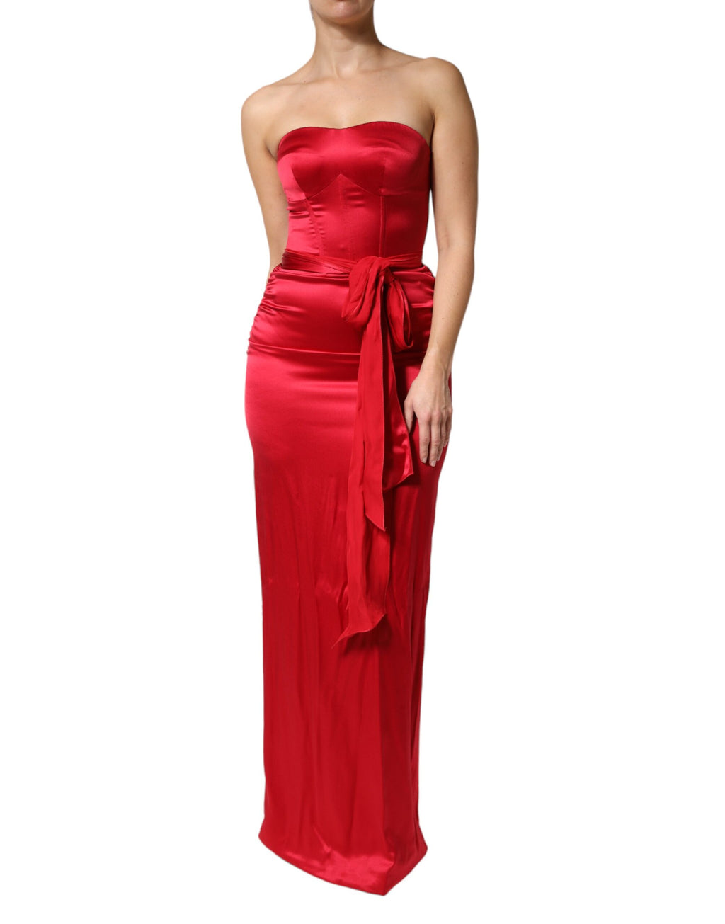 Dolce & Gabbana Red Long Dress for Women alternate view