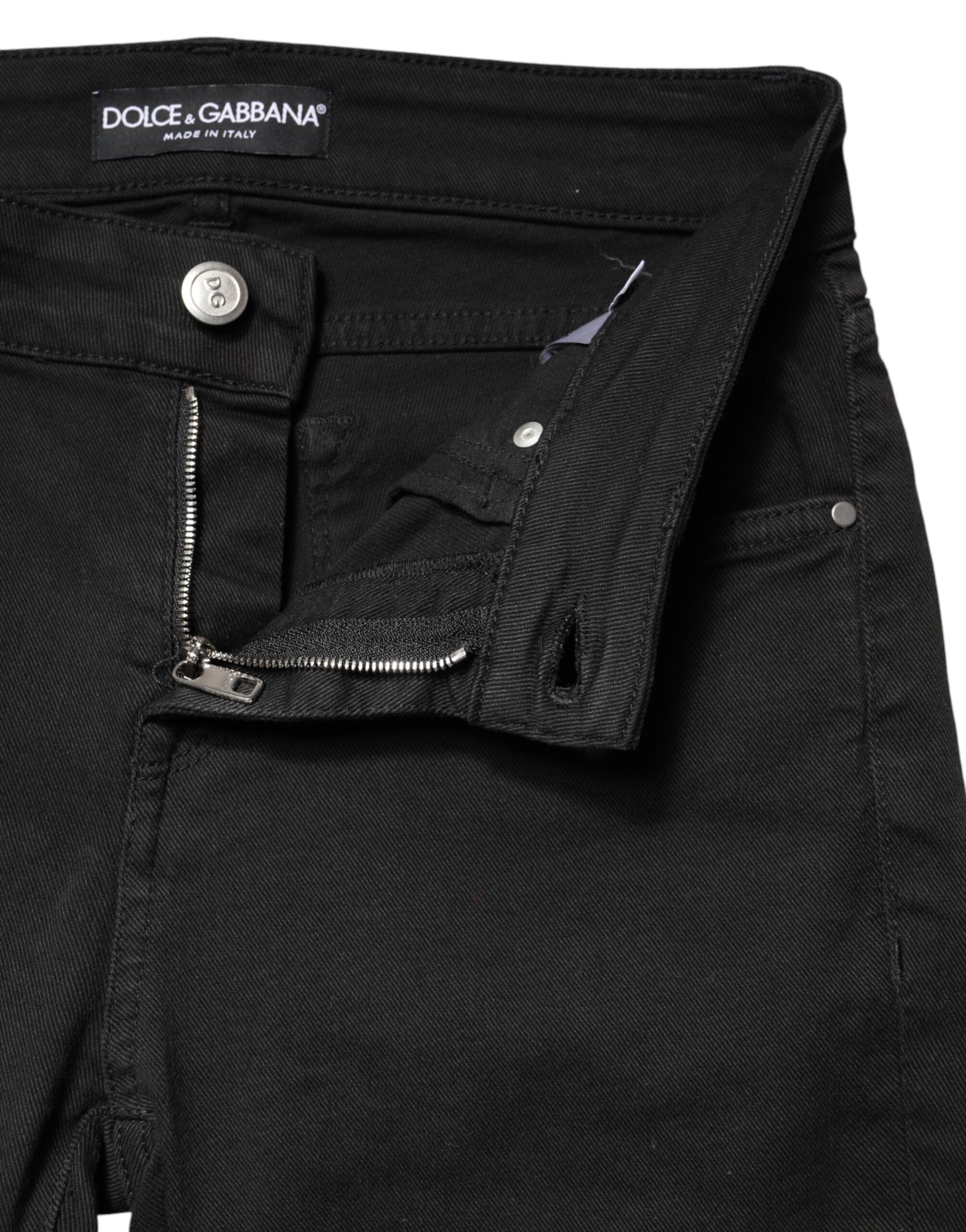 Dolce & Gabbana Black Skinny Jeans for Women additional view