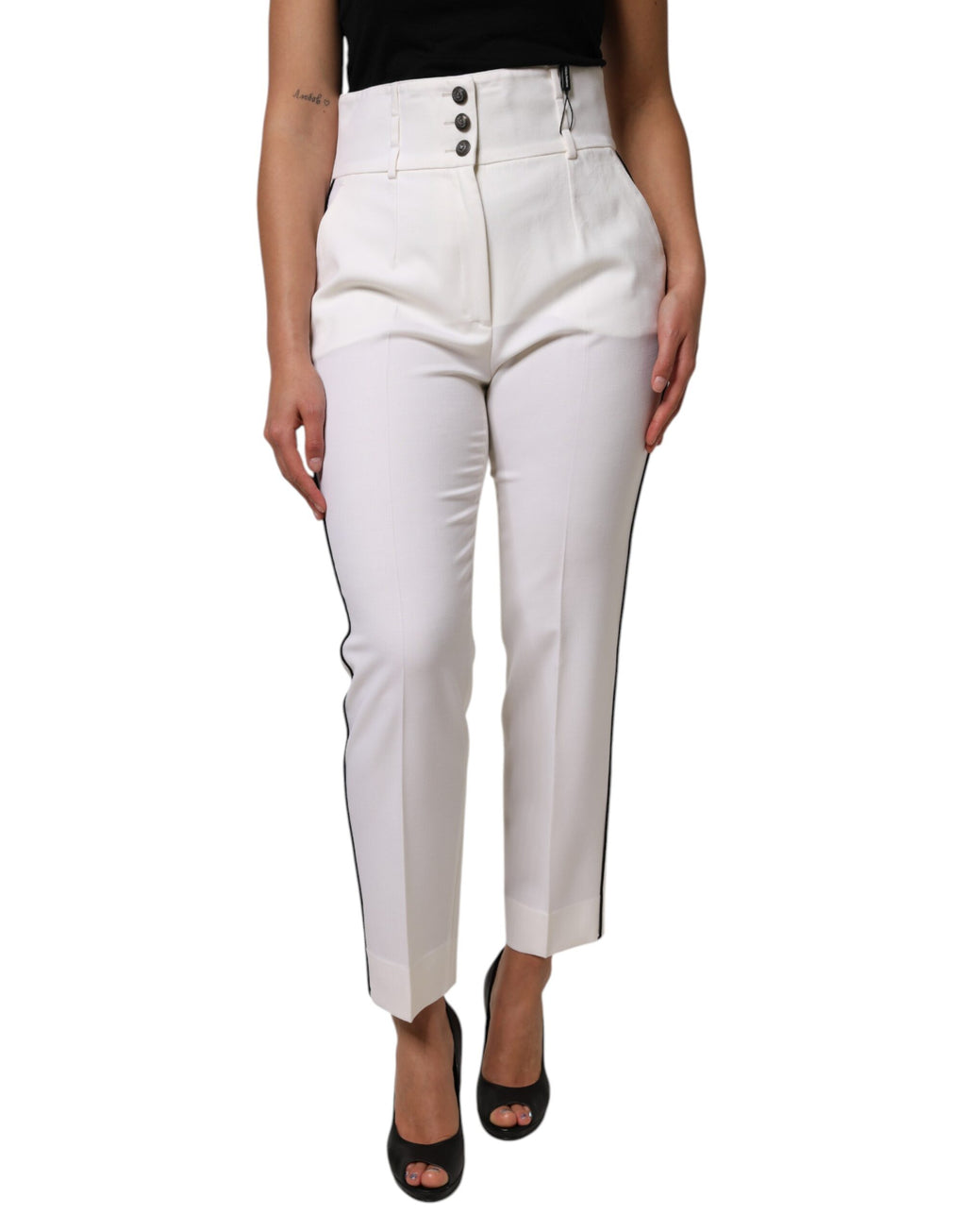 Dolce & Gabbana White Dress Pants for Women alternate view