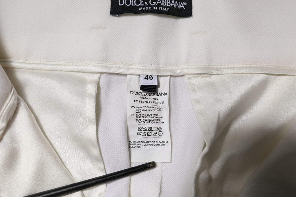 Dolce & Gabbana White Dress Pants for Women additional view
