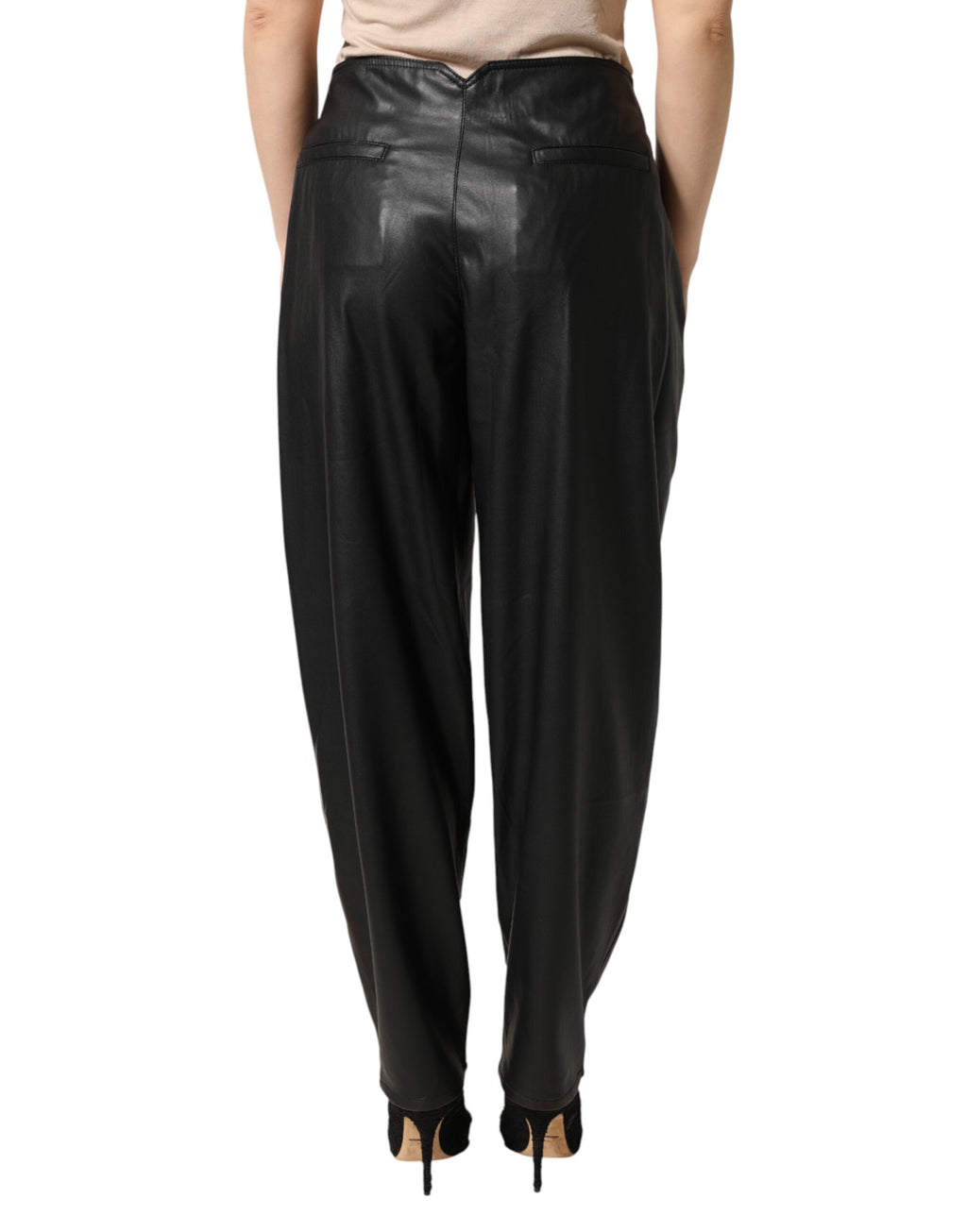 Philosophy di Lorenzo Serafini Black Casual Pants for Women side view