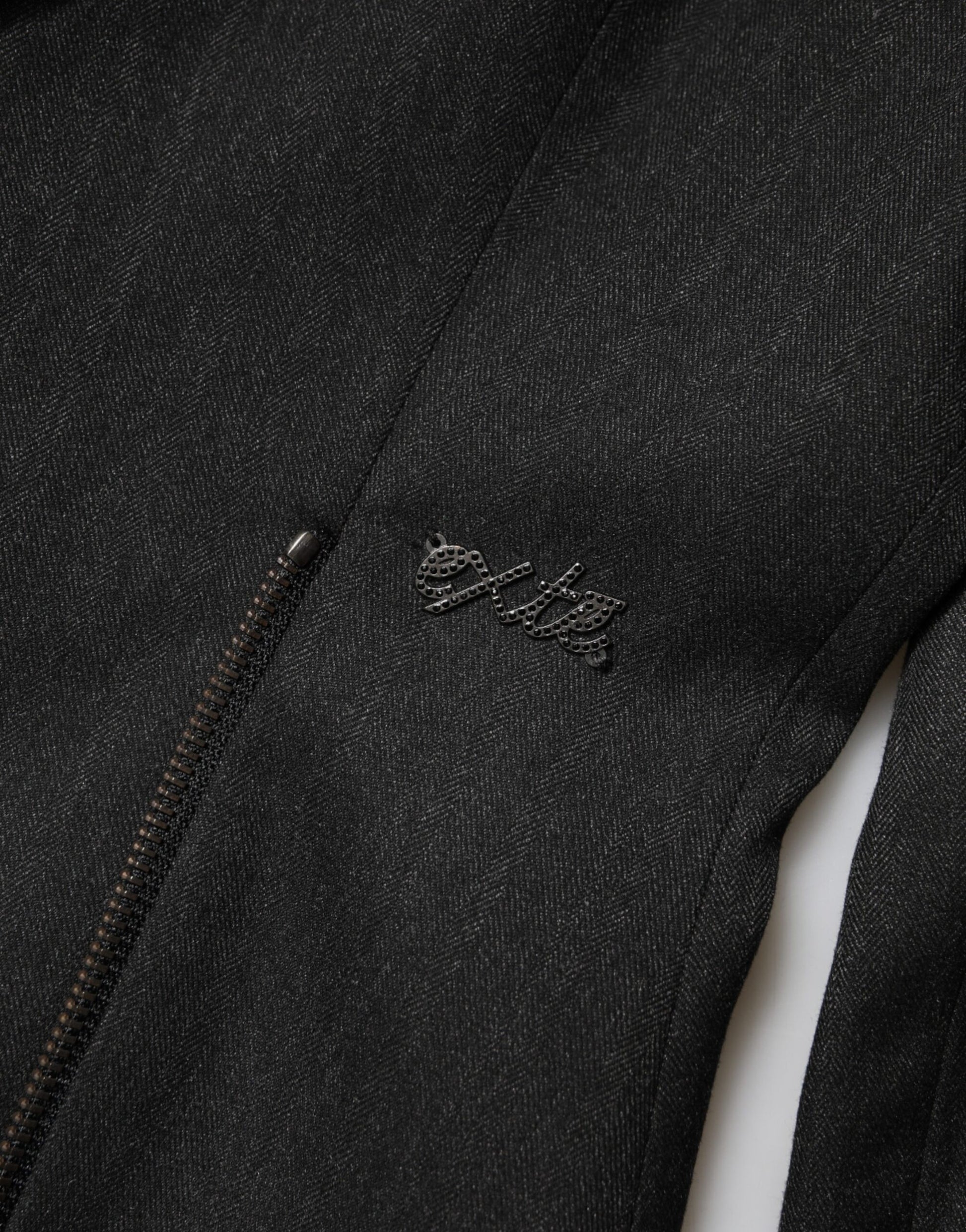 Exte Black Double Breasted Pants Blazer Jacket 2 Piece Suit