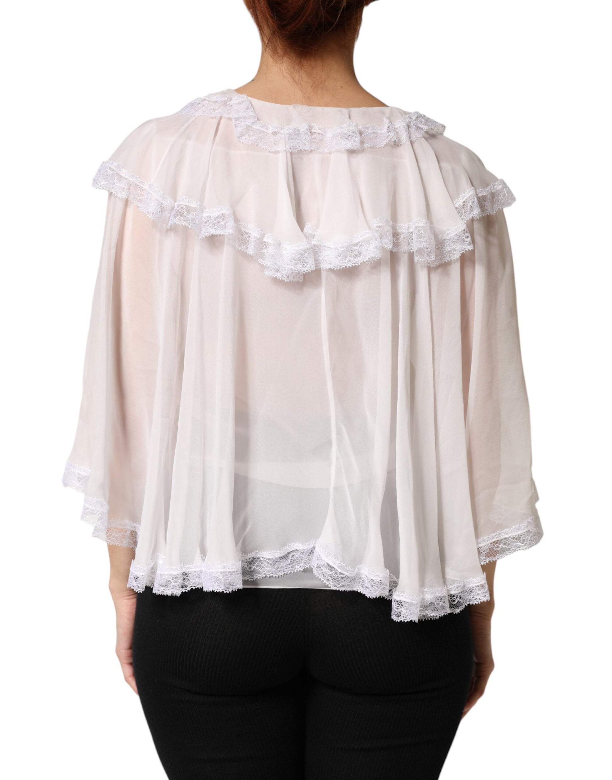 Dolce & Gabbana White Blouse for Women side view