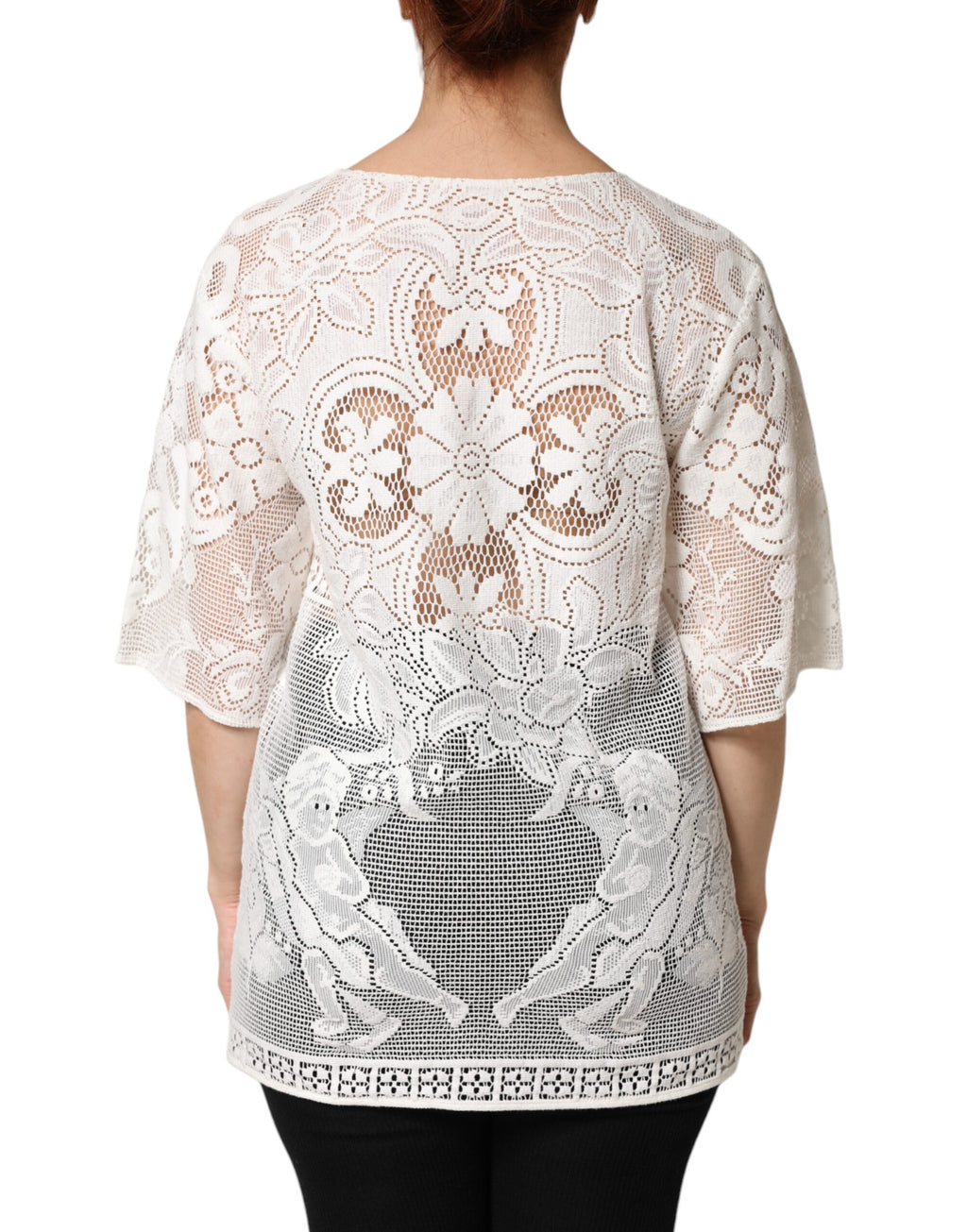 Dolce & Gabbana White Blouse for Women side view