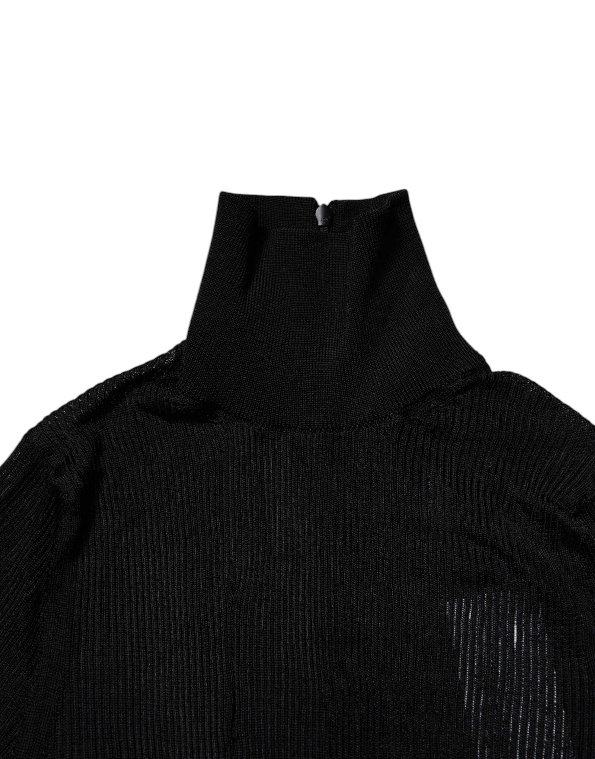 Dolce & Gabbana Black Long Sleeve T-Shirt for Women additional view
