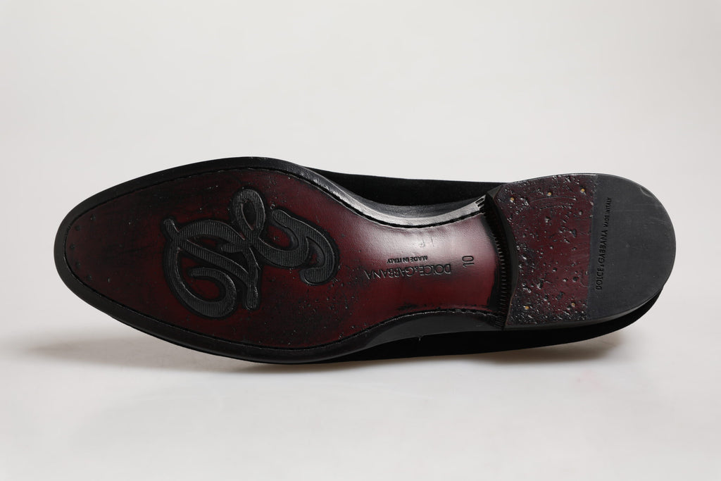 Dolce & Gabbana Black Slip On Loafers for Men additional view