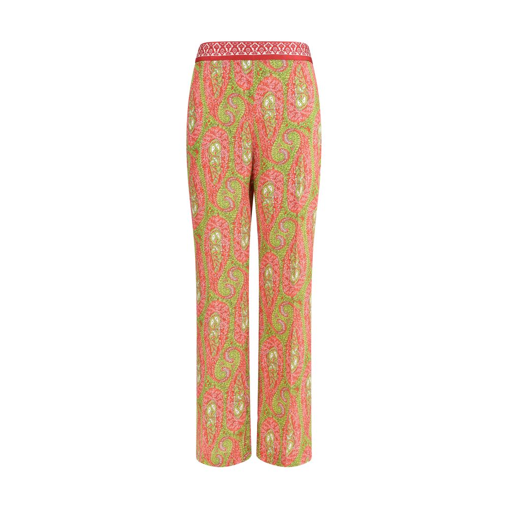 Pantalon en polyester multicolore Etro