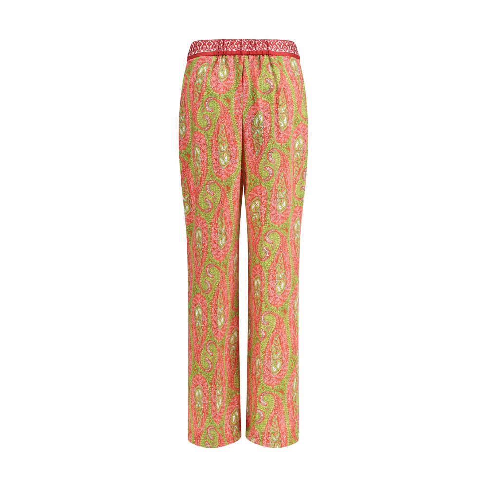 Pantalon en polyester multicolore Etro