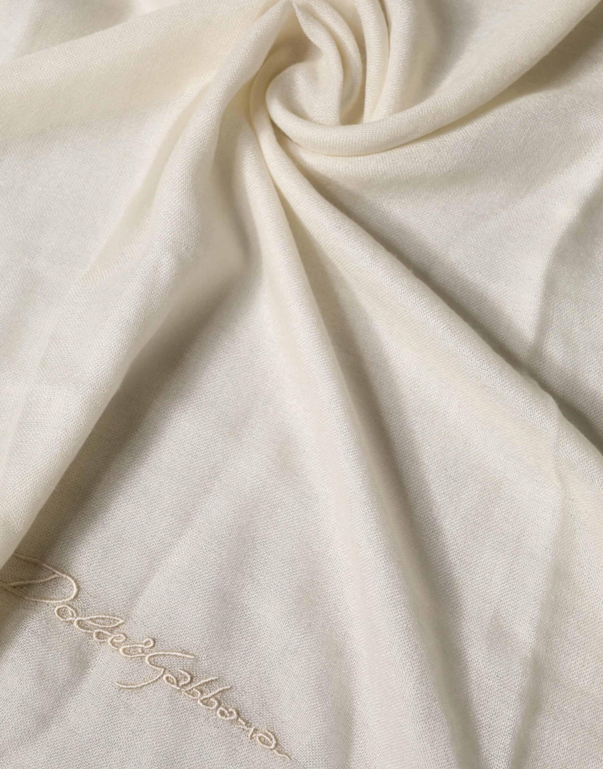 Dolce & Gabbana White Scarf for Men detail view
