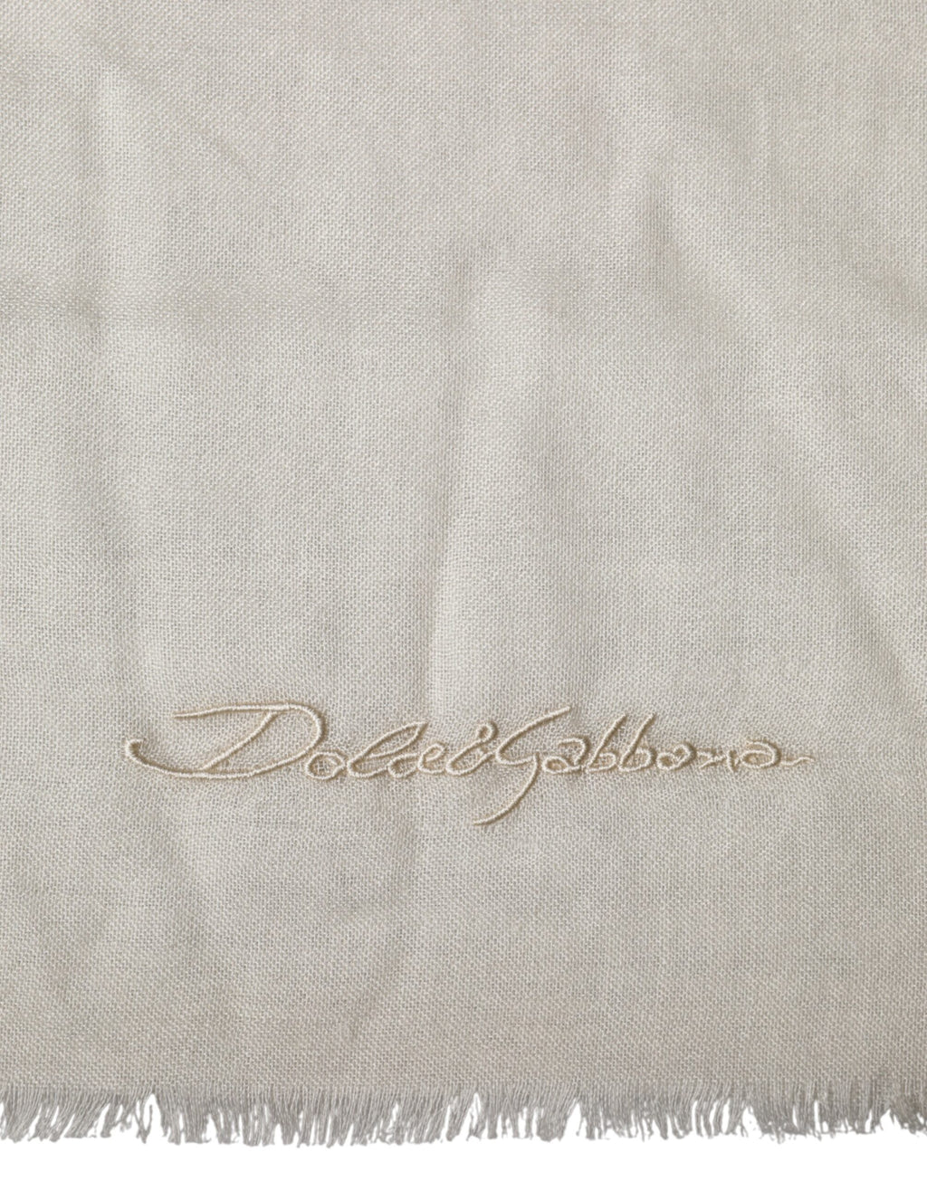 Dolce & Gabbana White Scarf for Men side view
