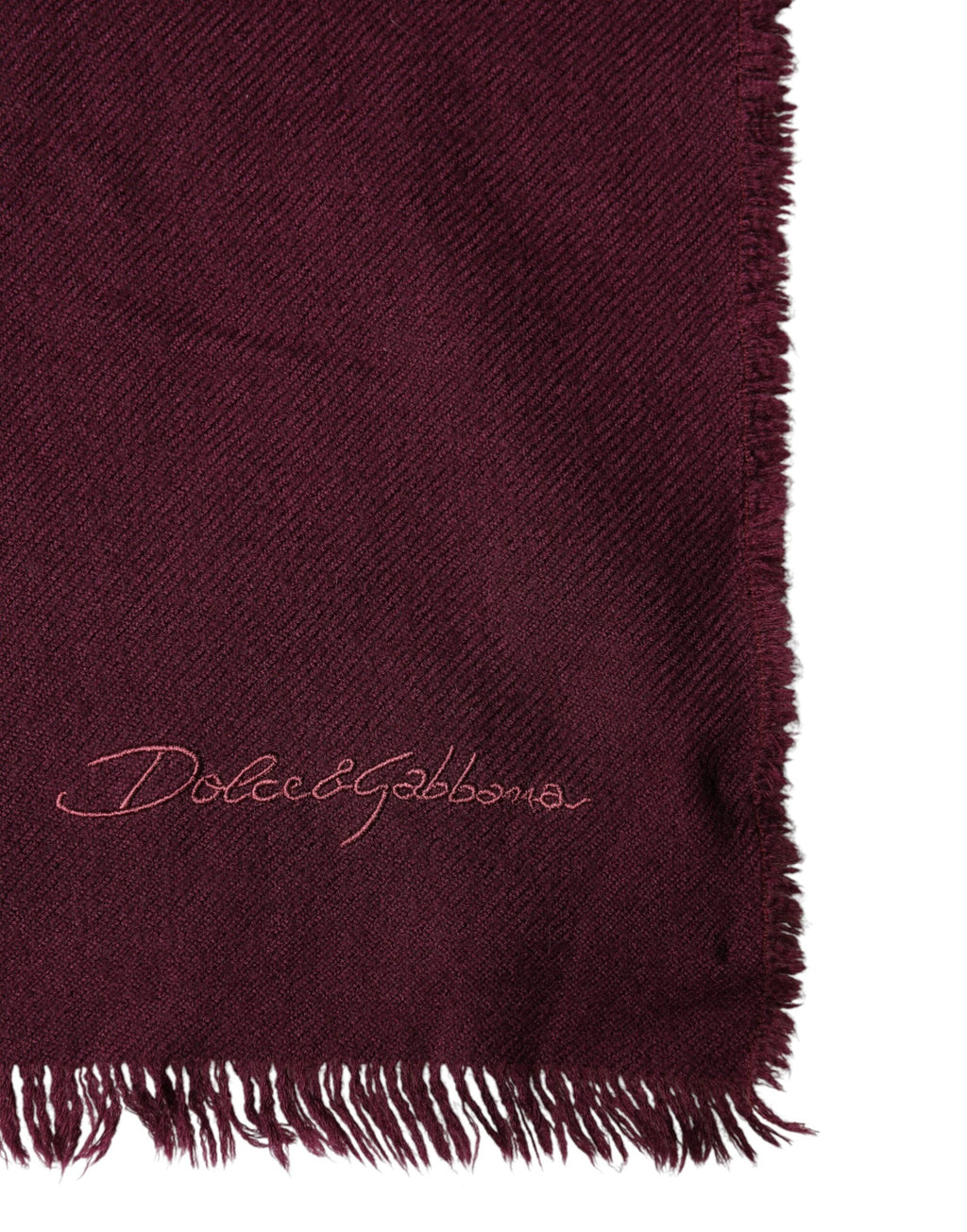 Dolce & Gabbana Red Scarf for Men detail view